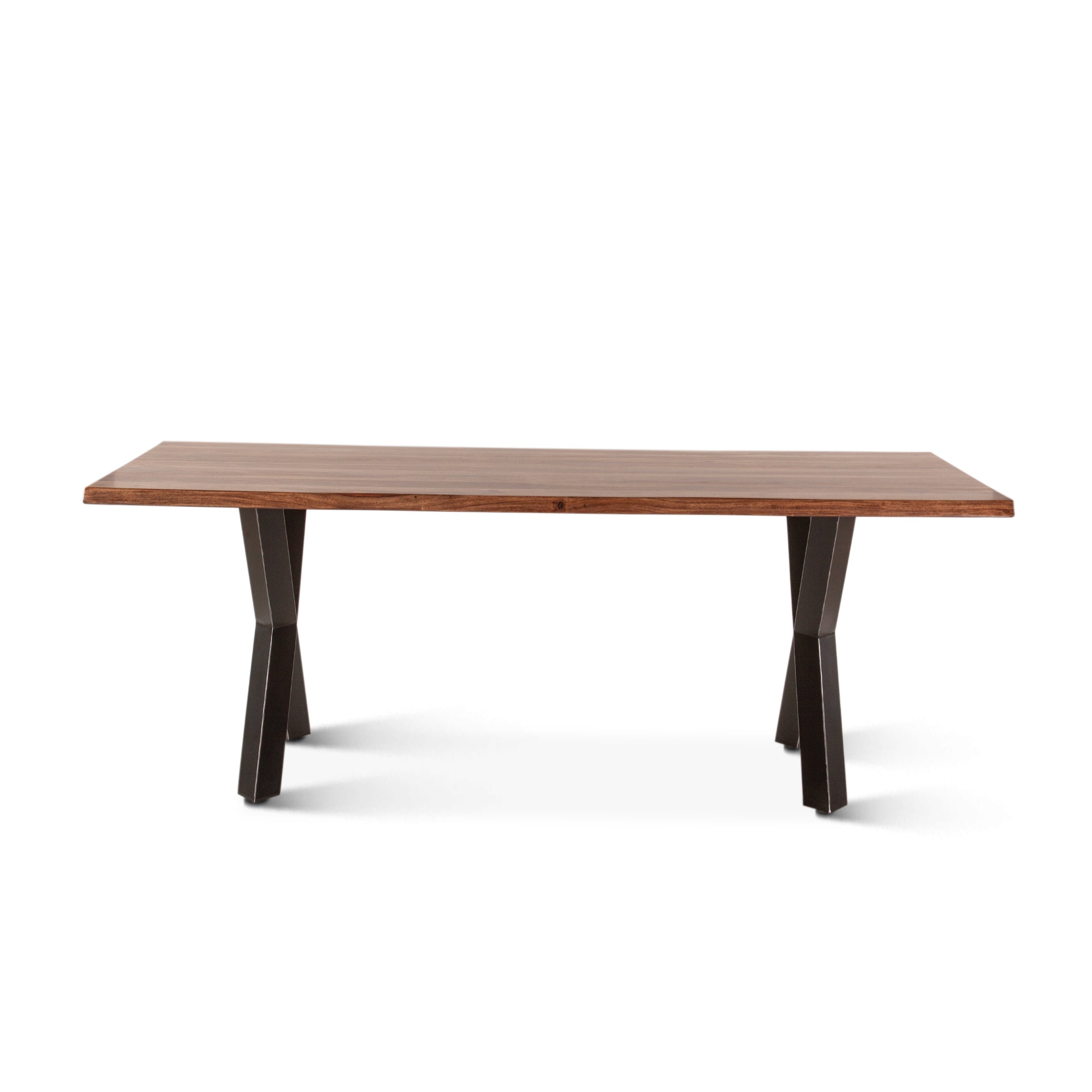 80" Natural Sheesham Dining Table