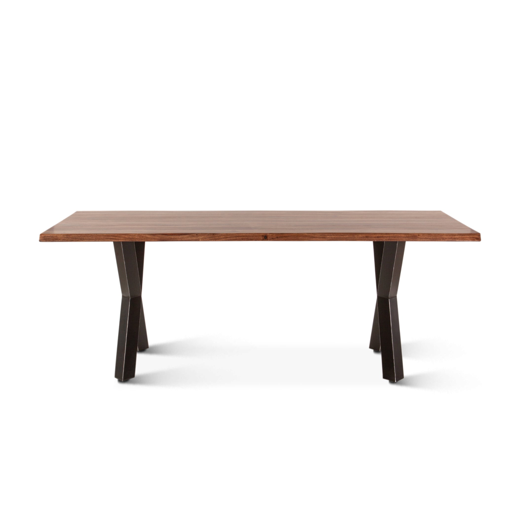80" Natural Sheesham Dining Table