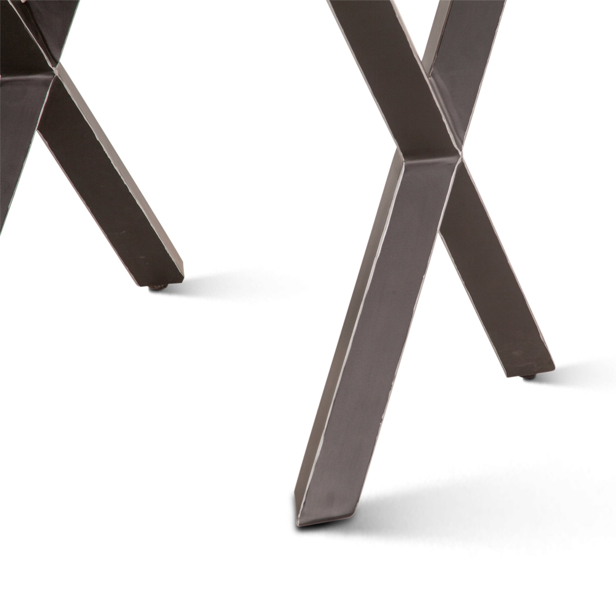 26" Natural Sheesham Wood Side Table