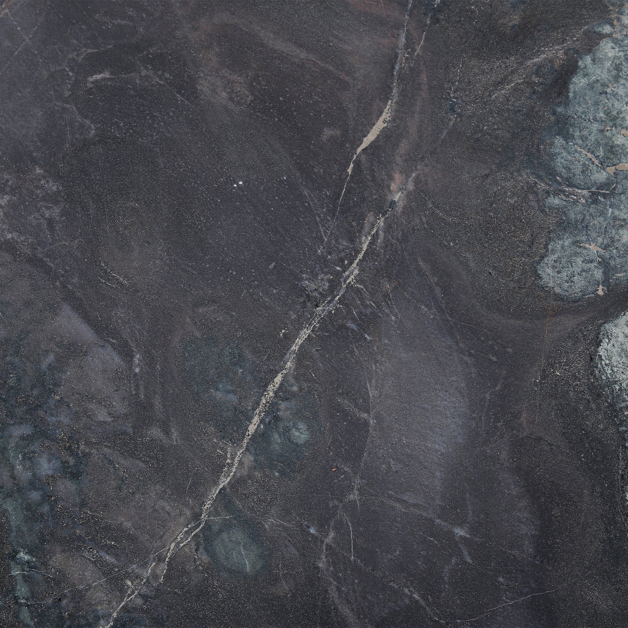 64" Lava Marble and Dark Mango Wood Coffee Table