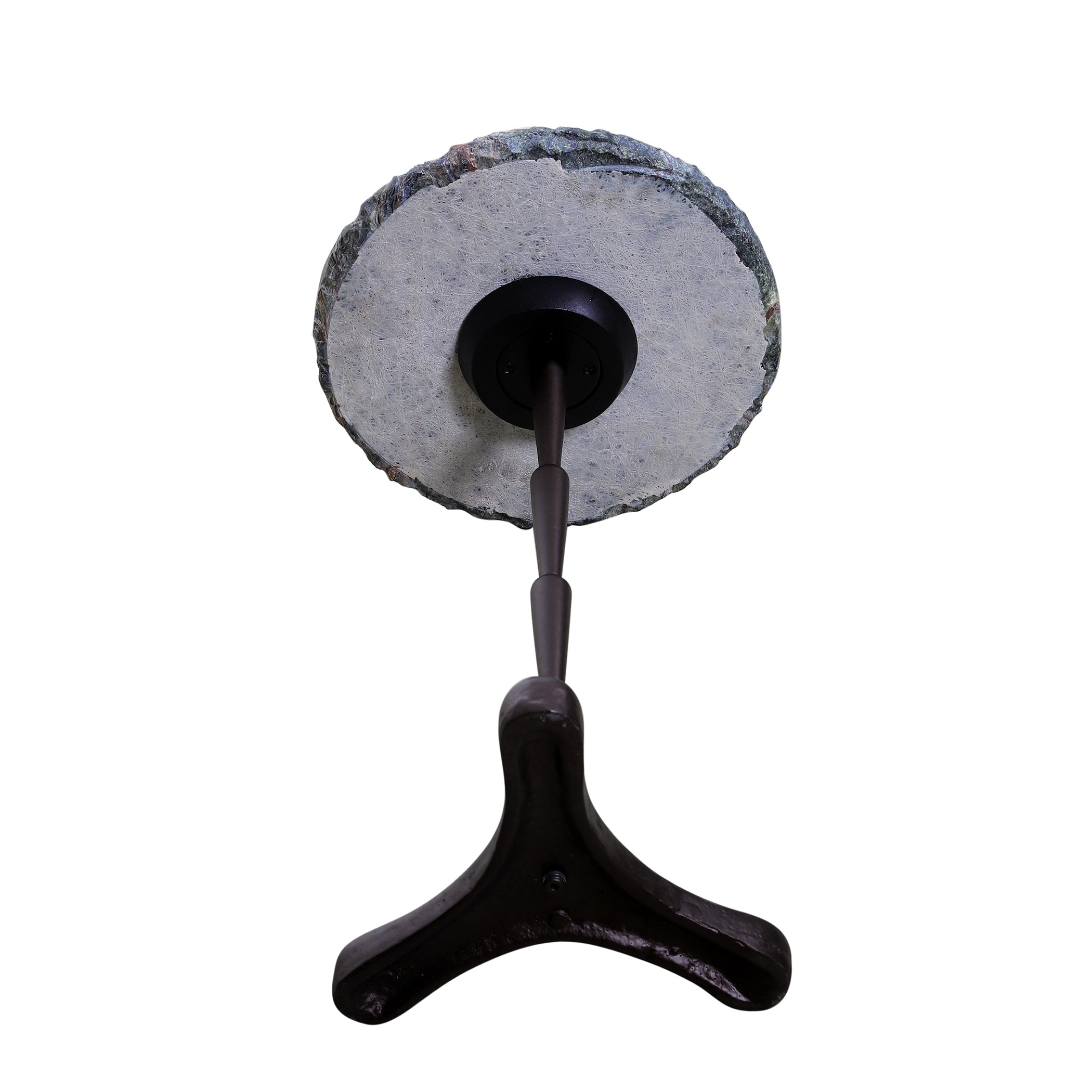 14" Green Bidasar Marble Accent Table