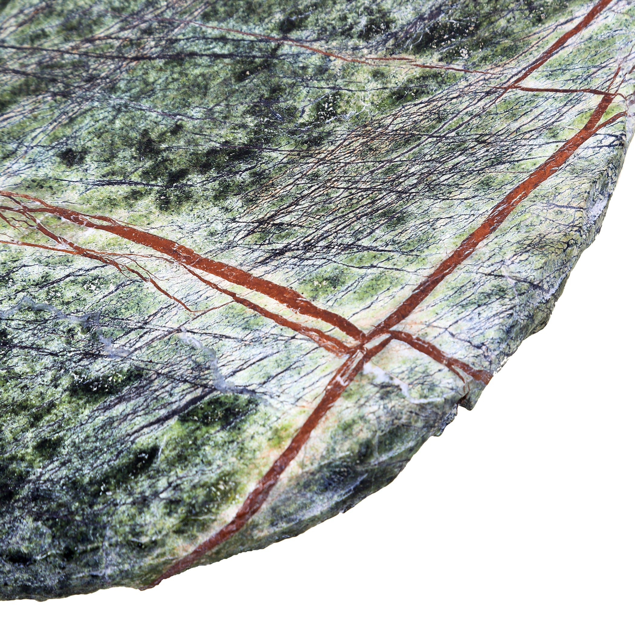 14" Green Bidasar Marble Accent Table