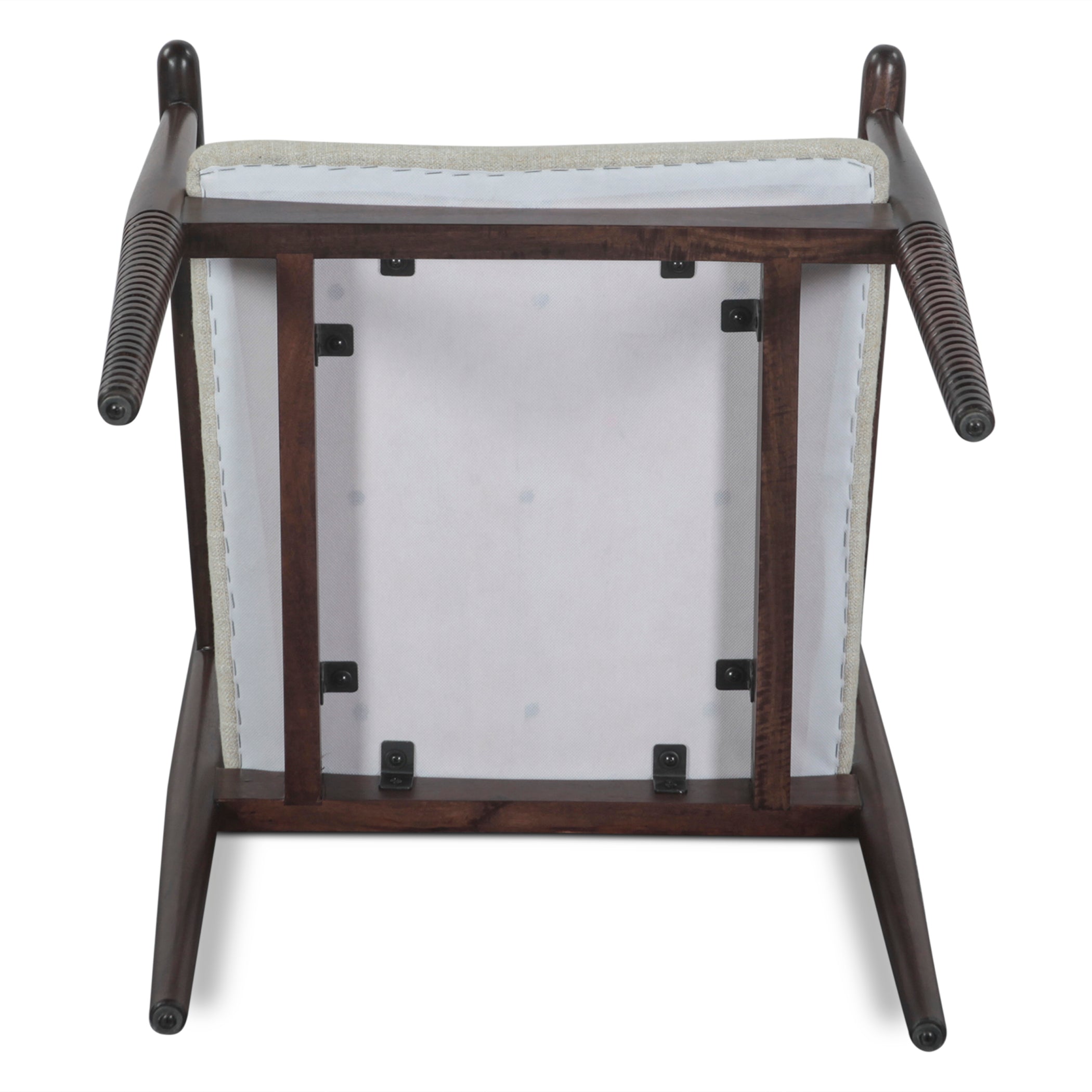 22" Dark Sienna Upholstered Dining Chair