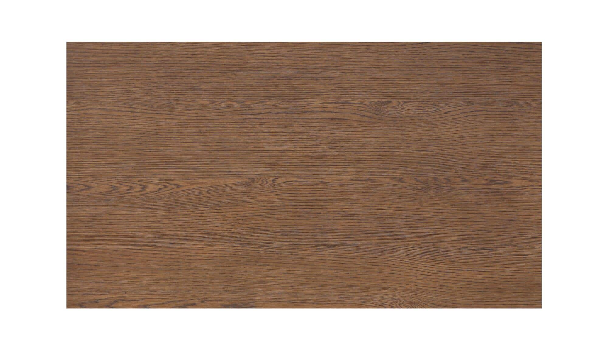 40" Dark Brown Solid Oak Small Coffee Table