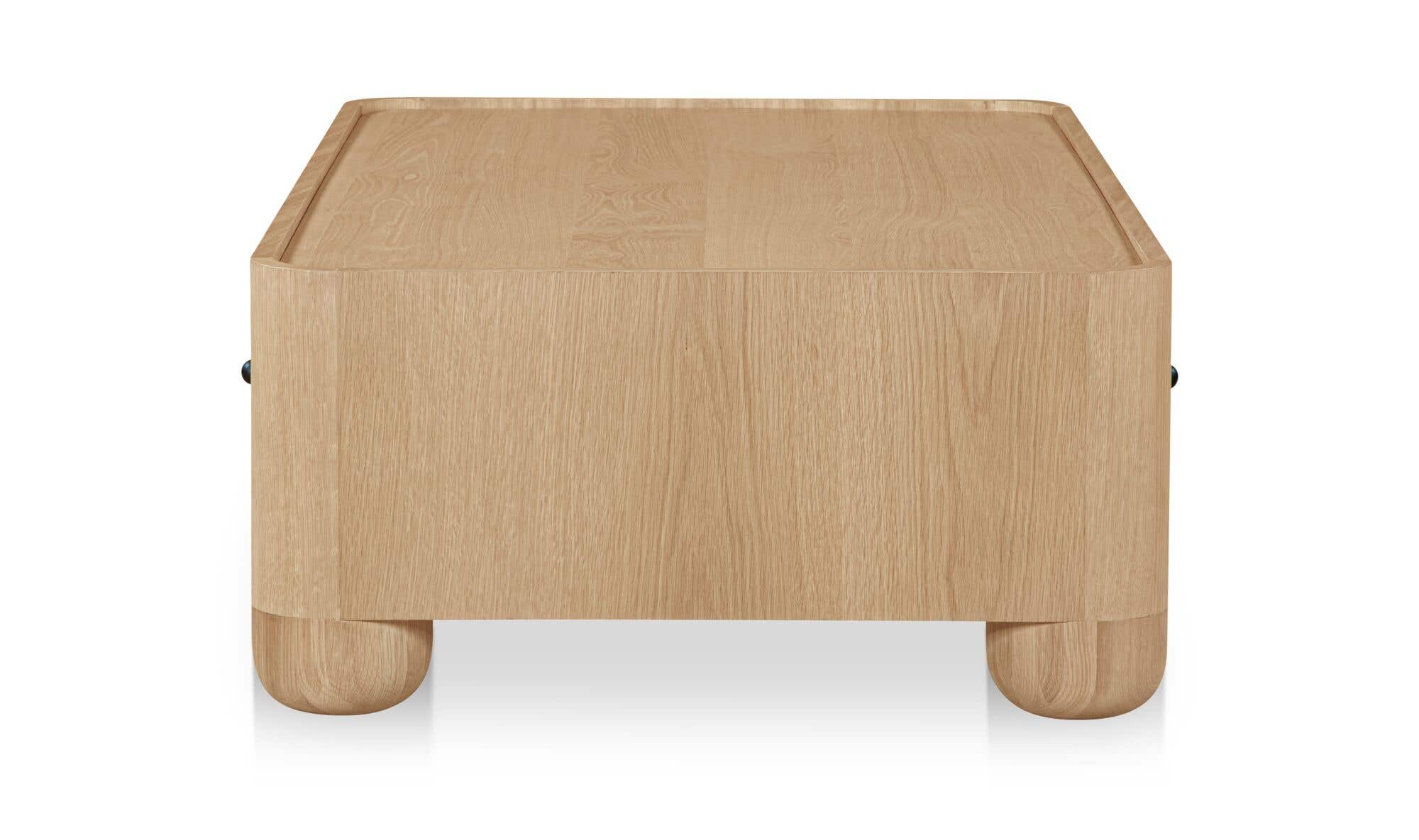55" Natural Solid Oak Coffee Table