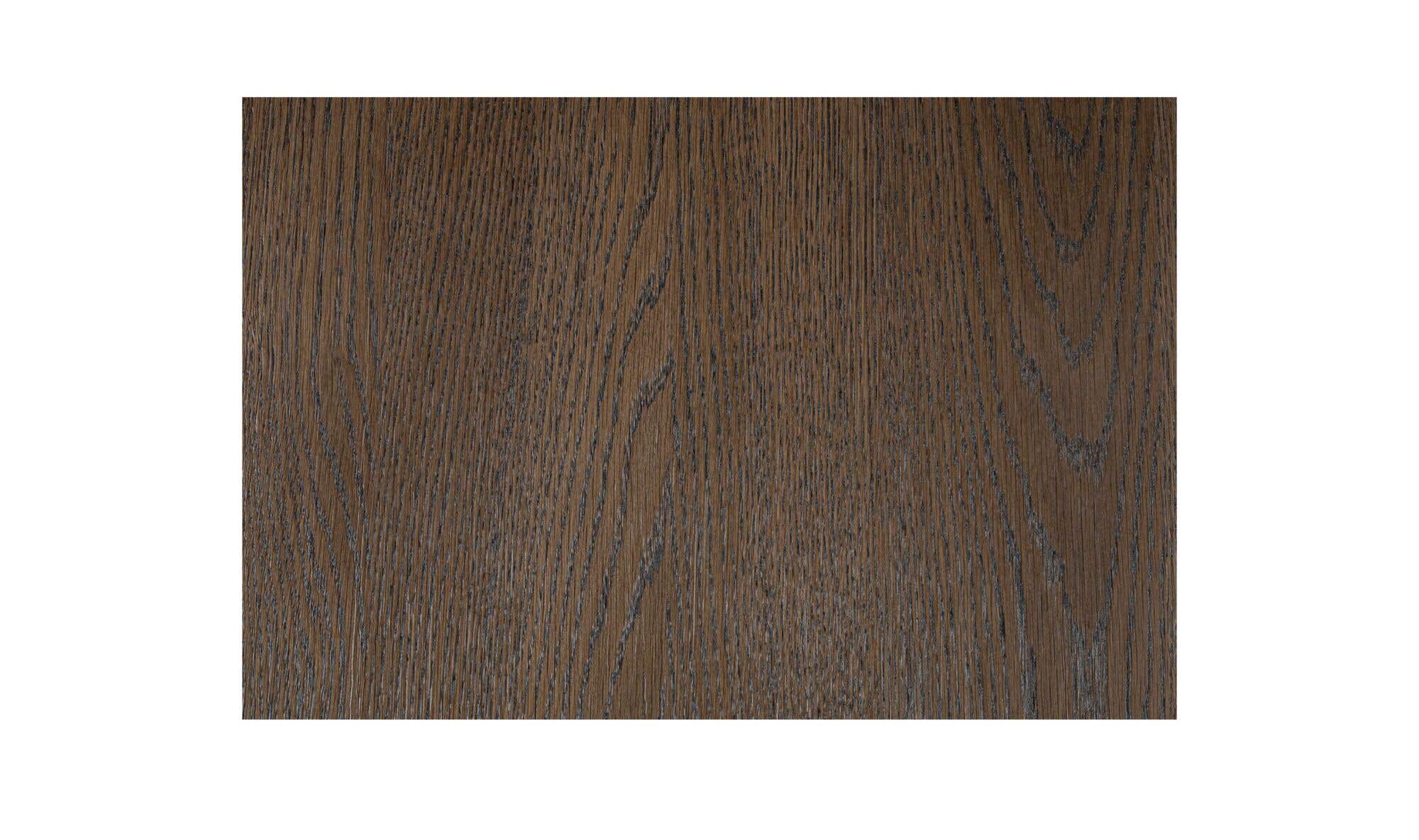 20" Dark Brown Oak Side Table