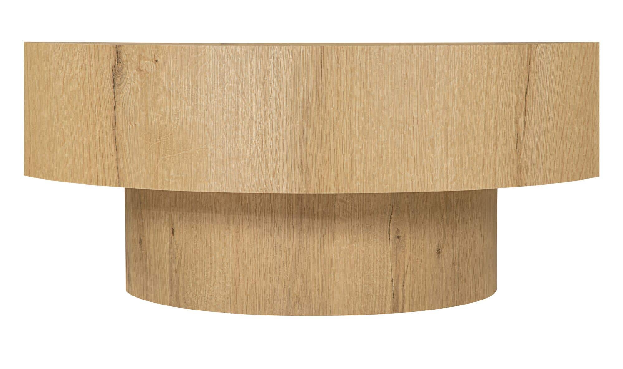 36" Rustic Oak Coffee Table