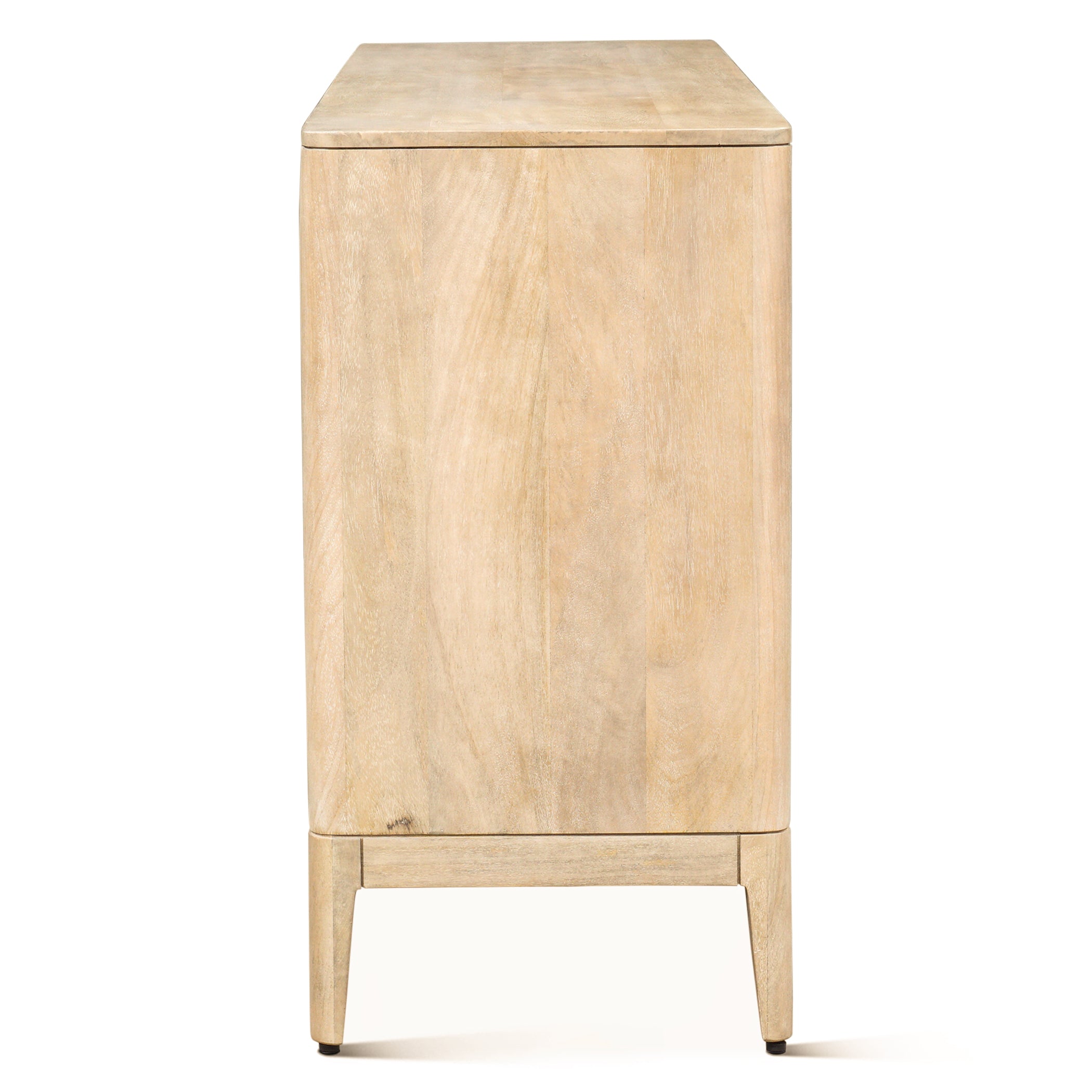 64" Natural White Mango Wood Sideboard