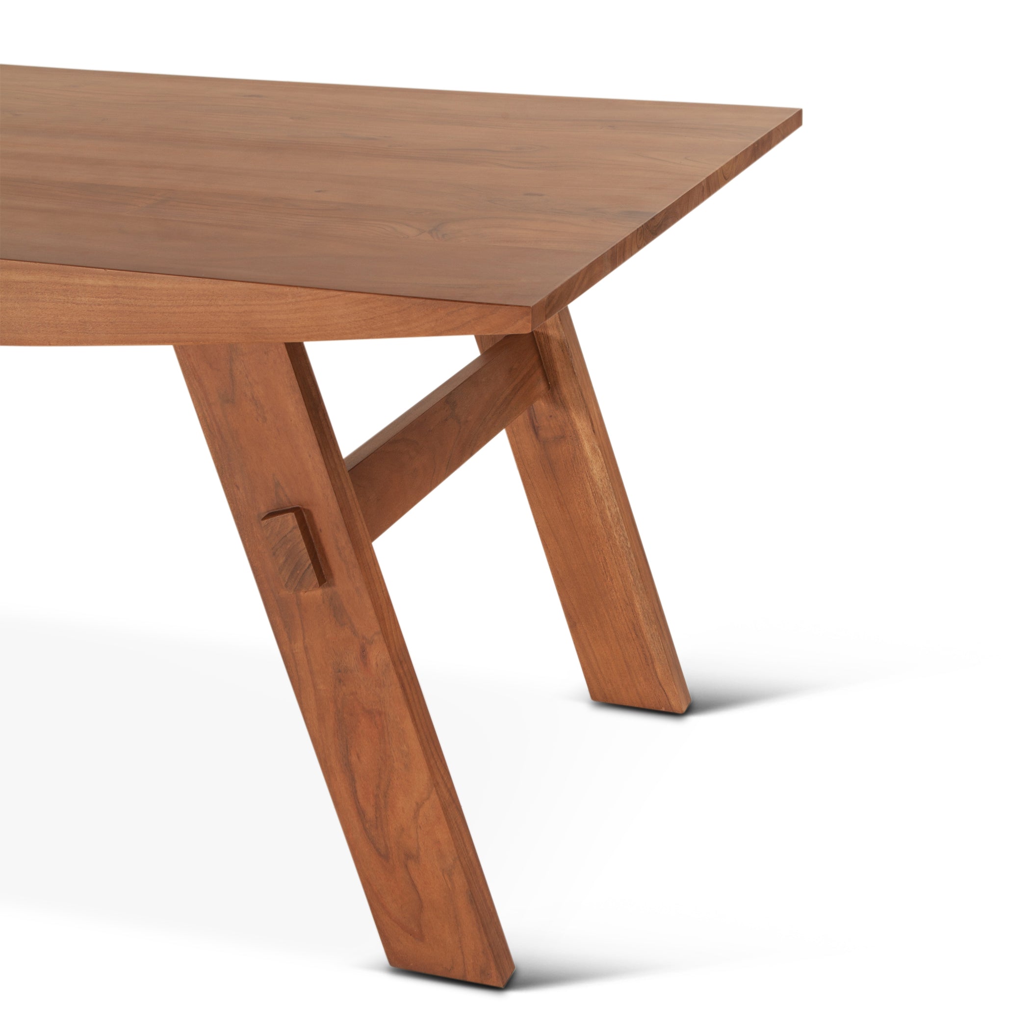 79" Nutmeg Acacia Wood Dining Table