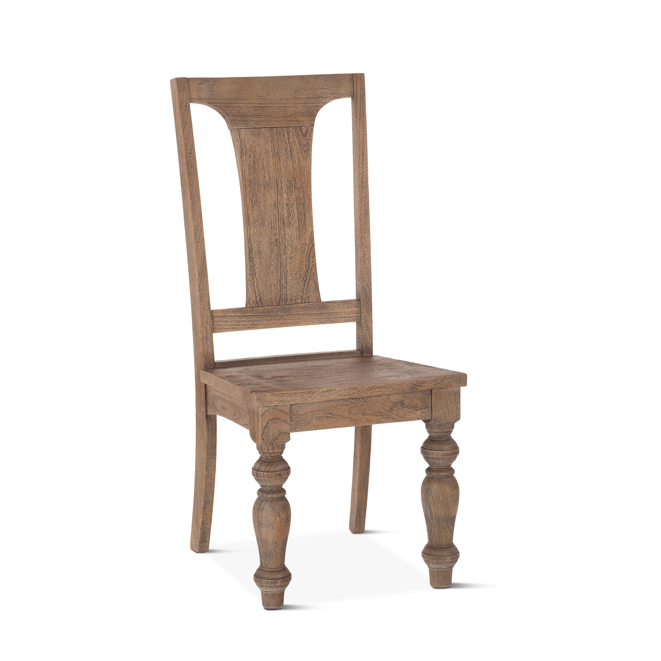 21" Dining Chair in Weathered Teak