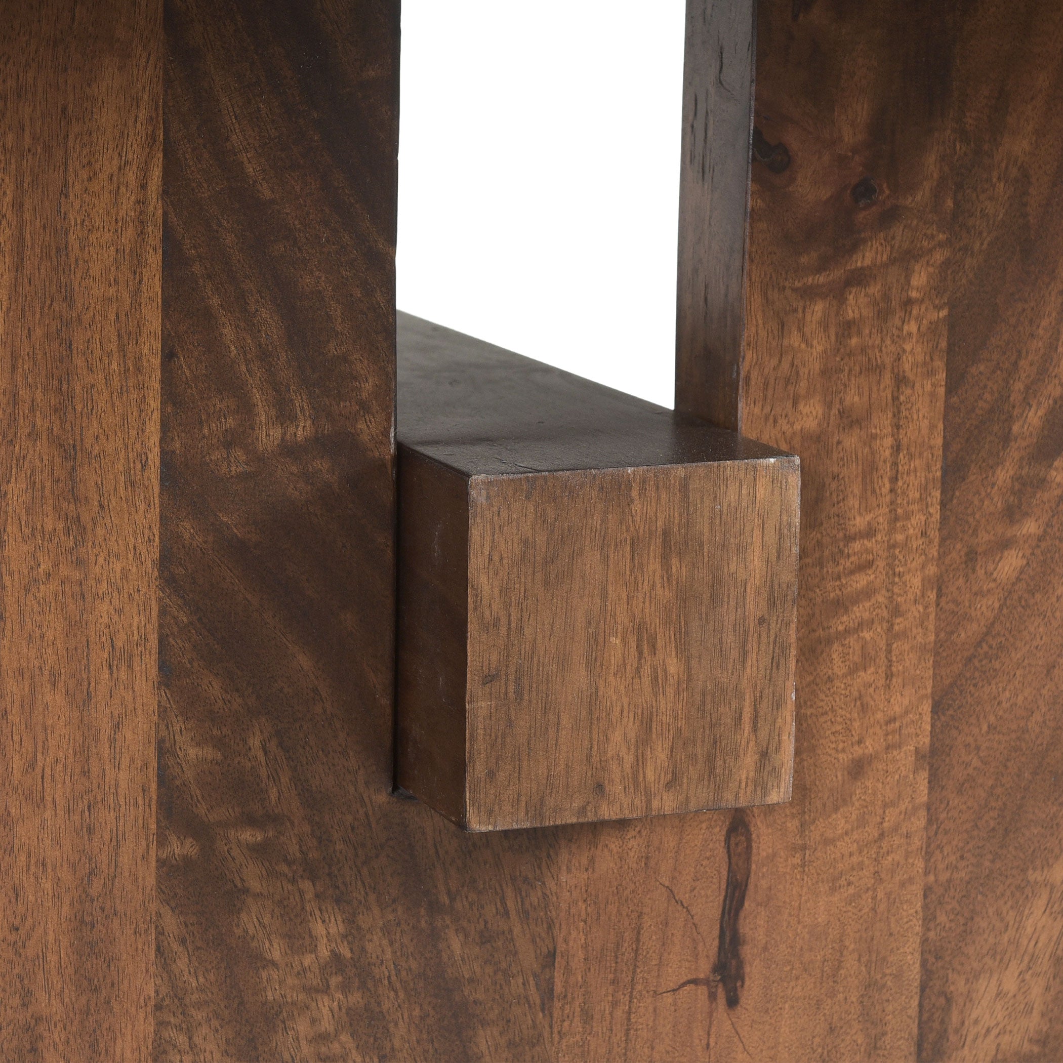 82" Honey Brown Mango Wood Dining Table