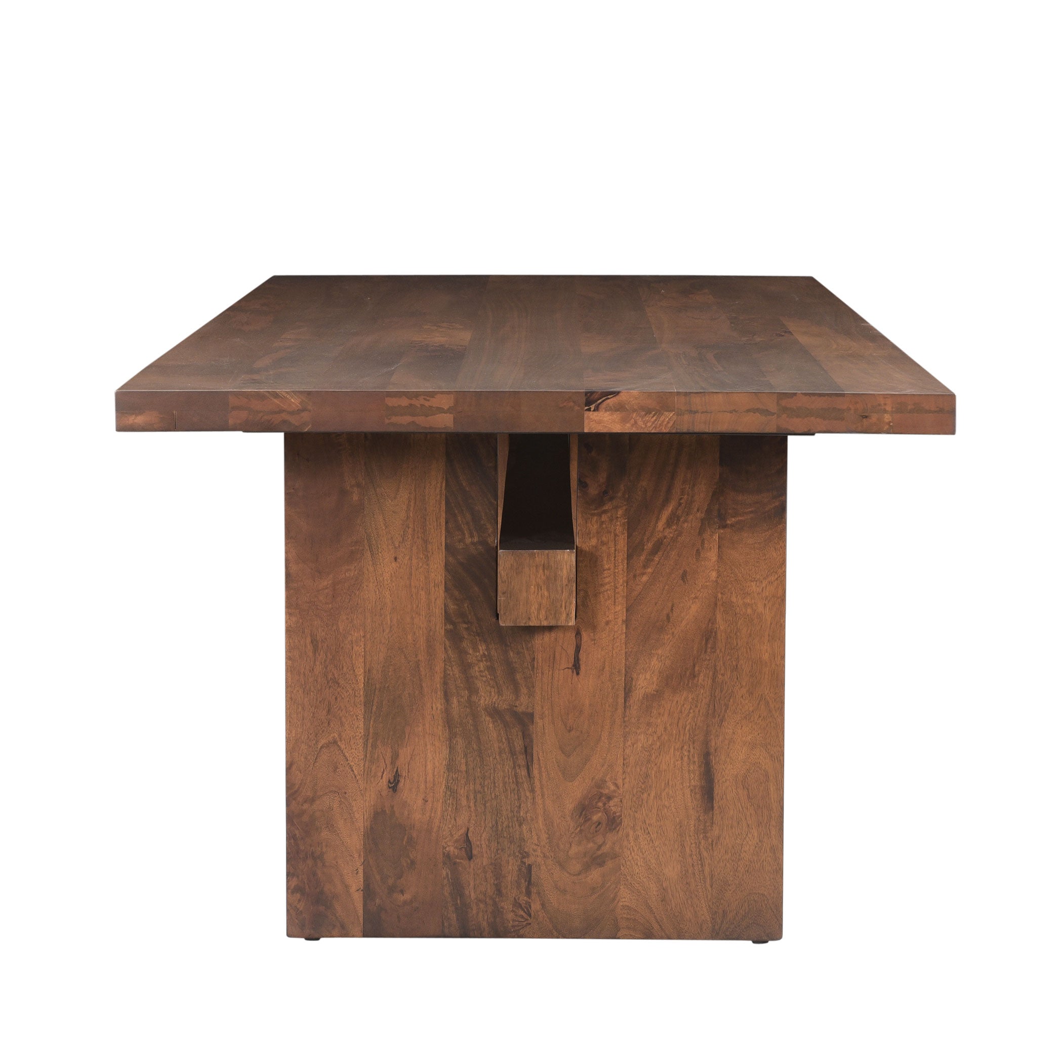 82" Honey Brown Mango Wood Dining Table