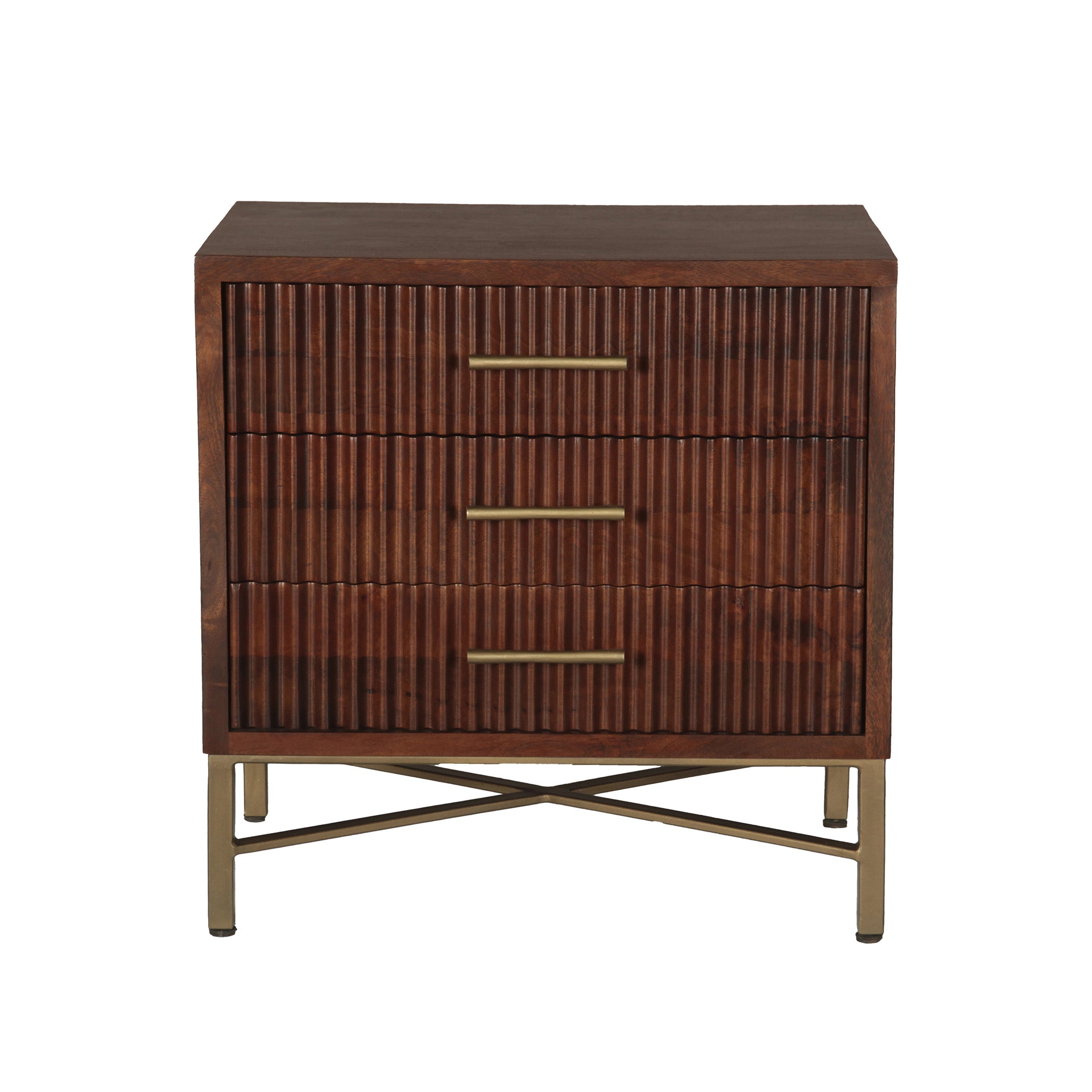 26" Honey Brown Nightstand