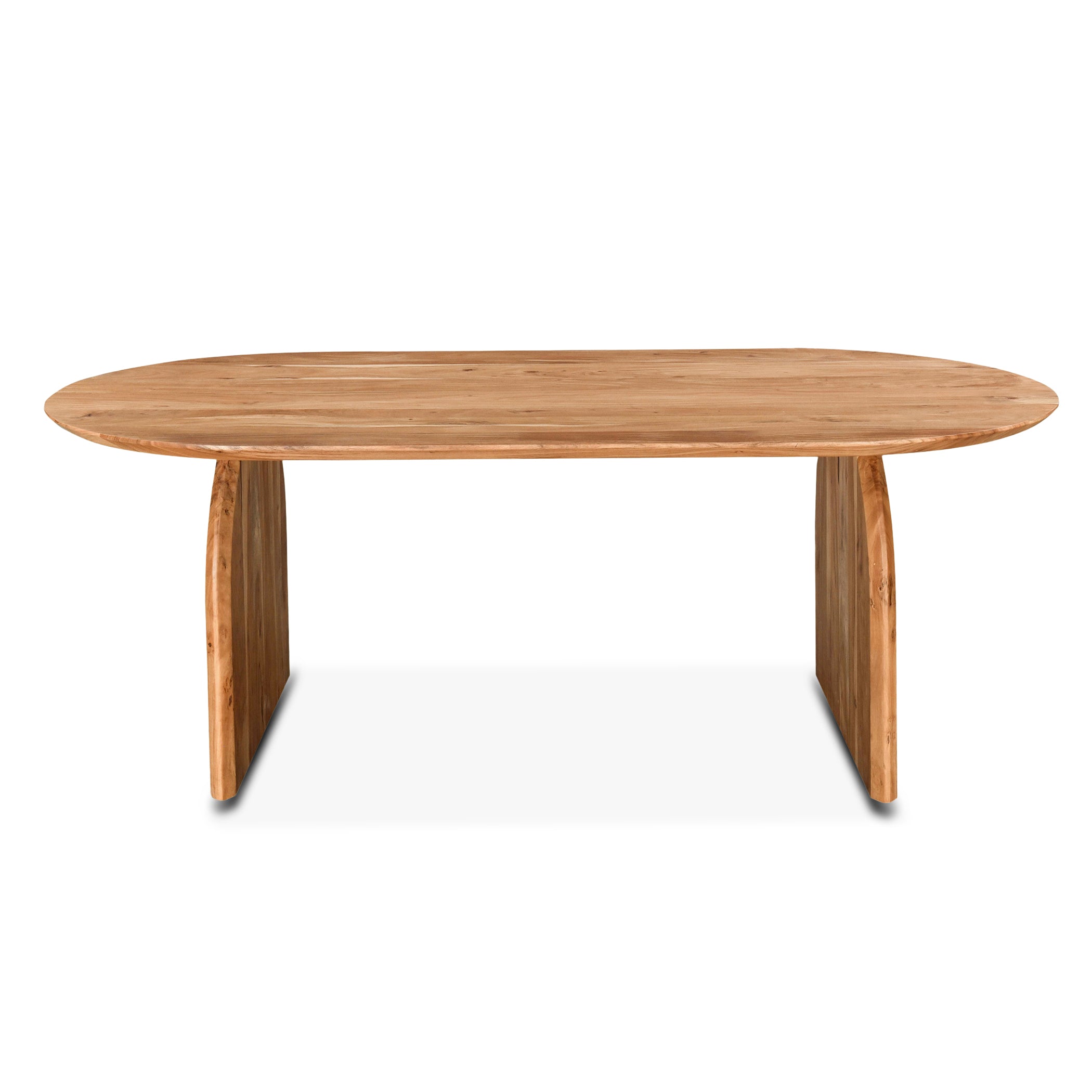 79" Natural Acacia Wood Dining Table