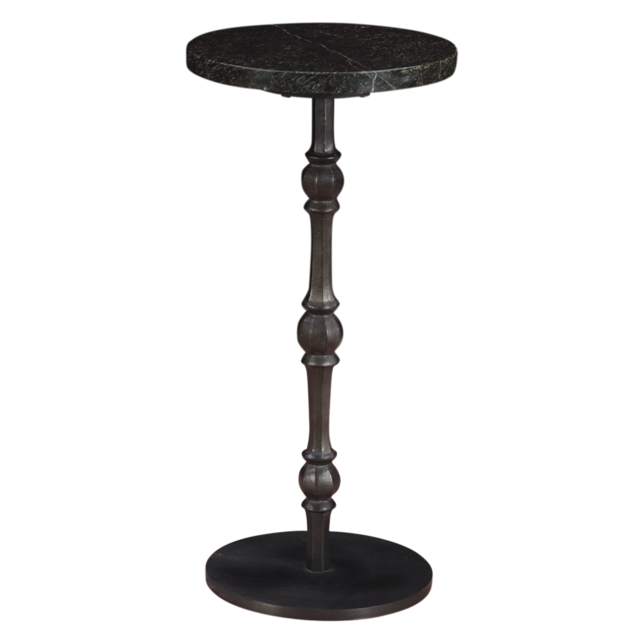 10" Green Marble Side Table