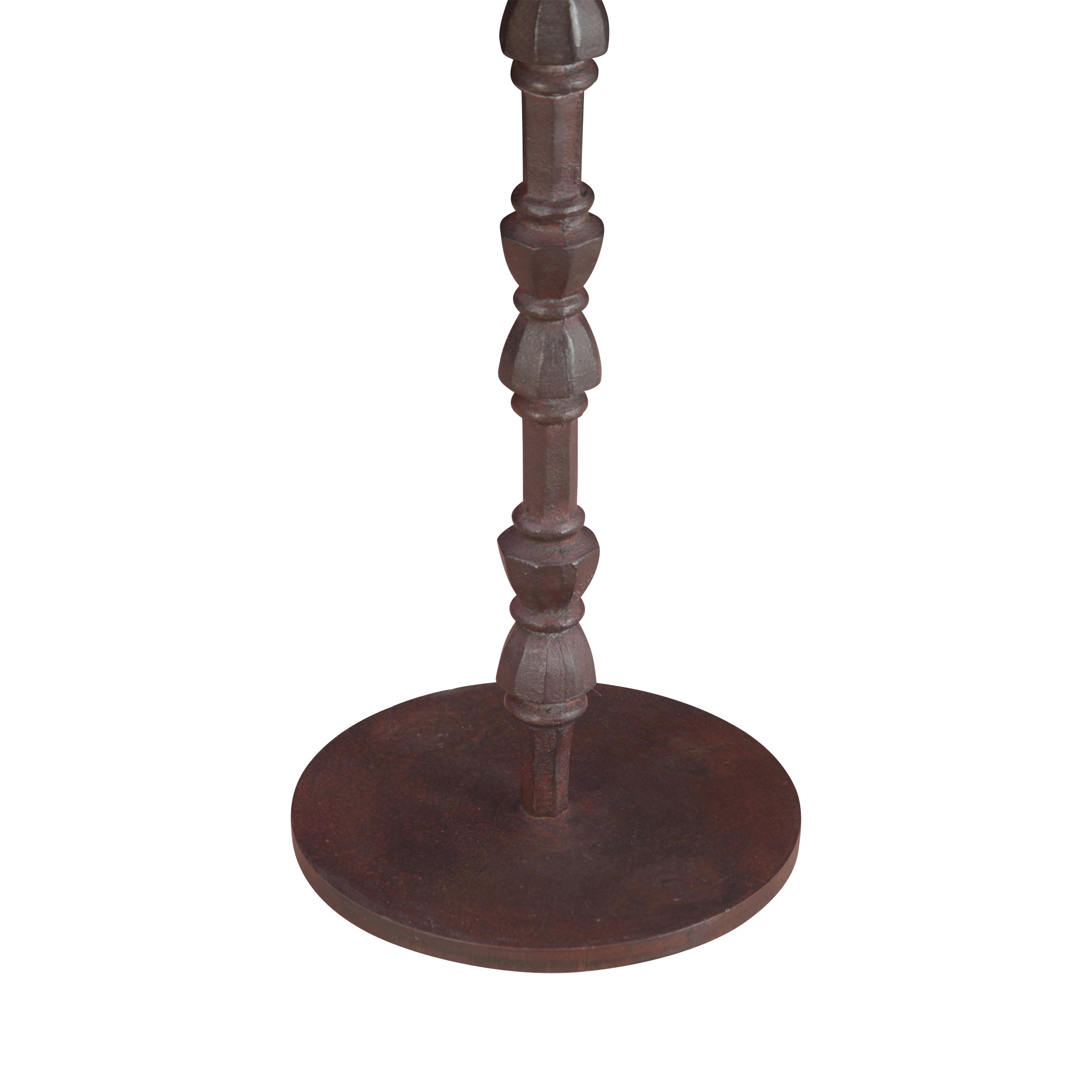 12" Light Emperador Marble Side Table