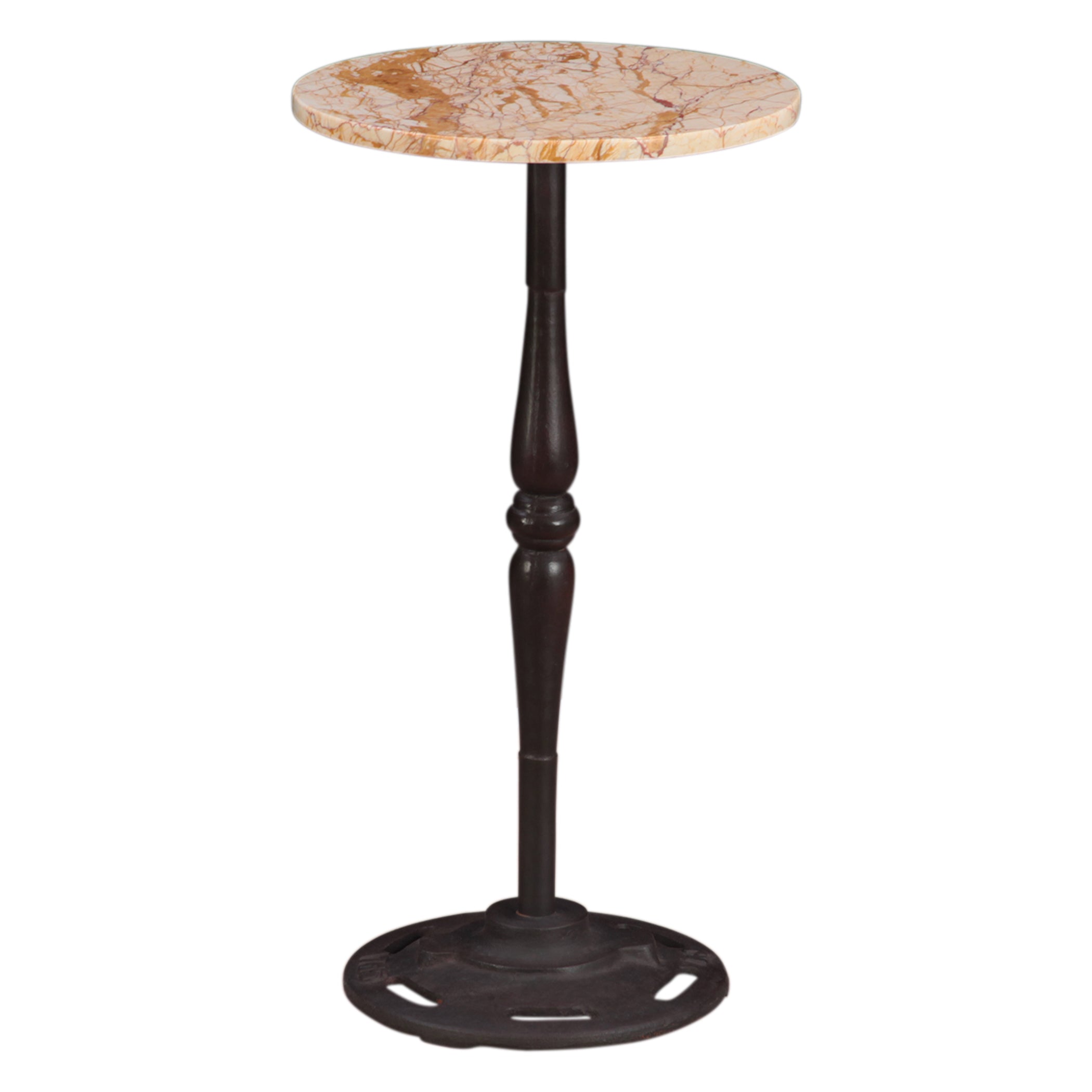 12" Retro Impulse Marble Side Table