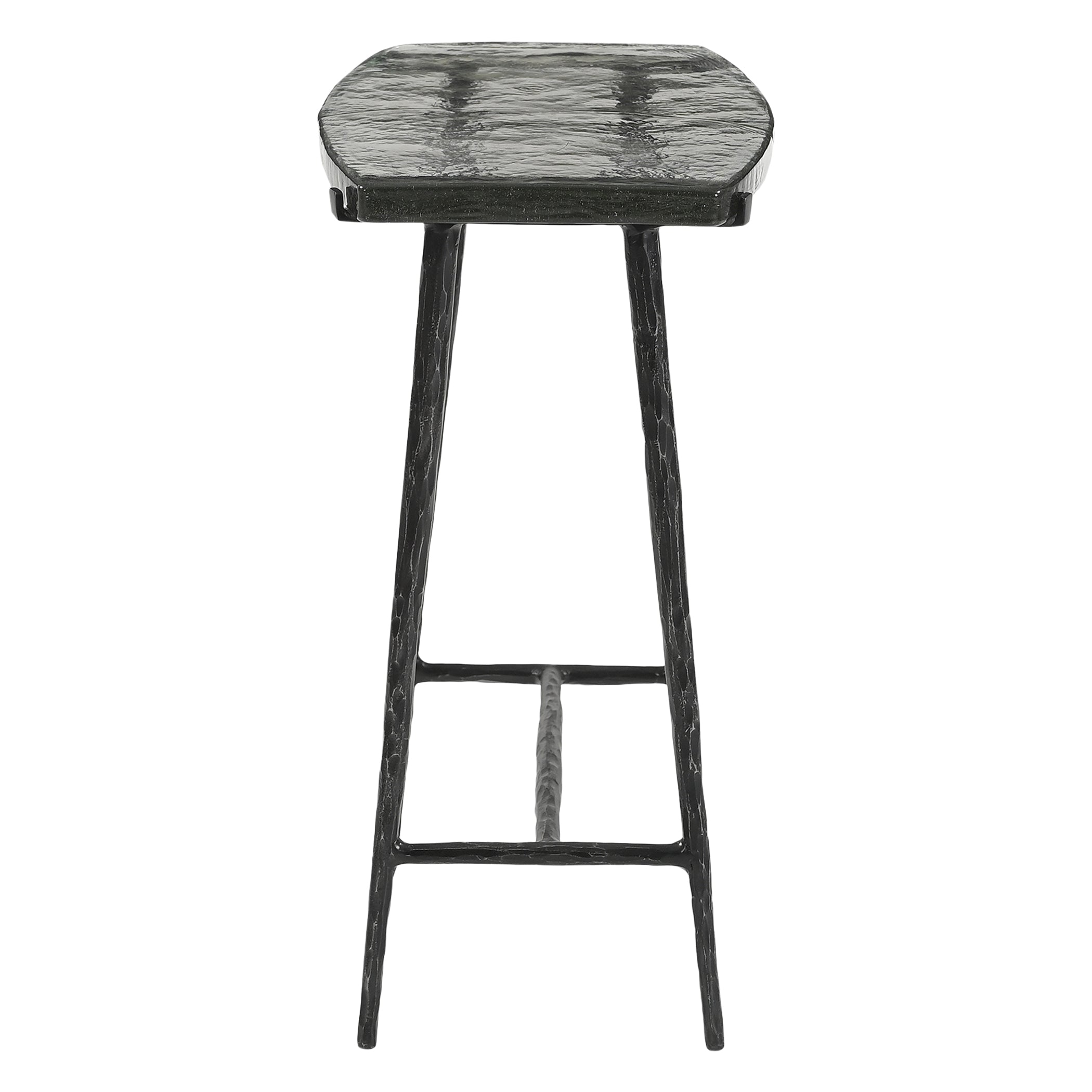10" Glass Side Table