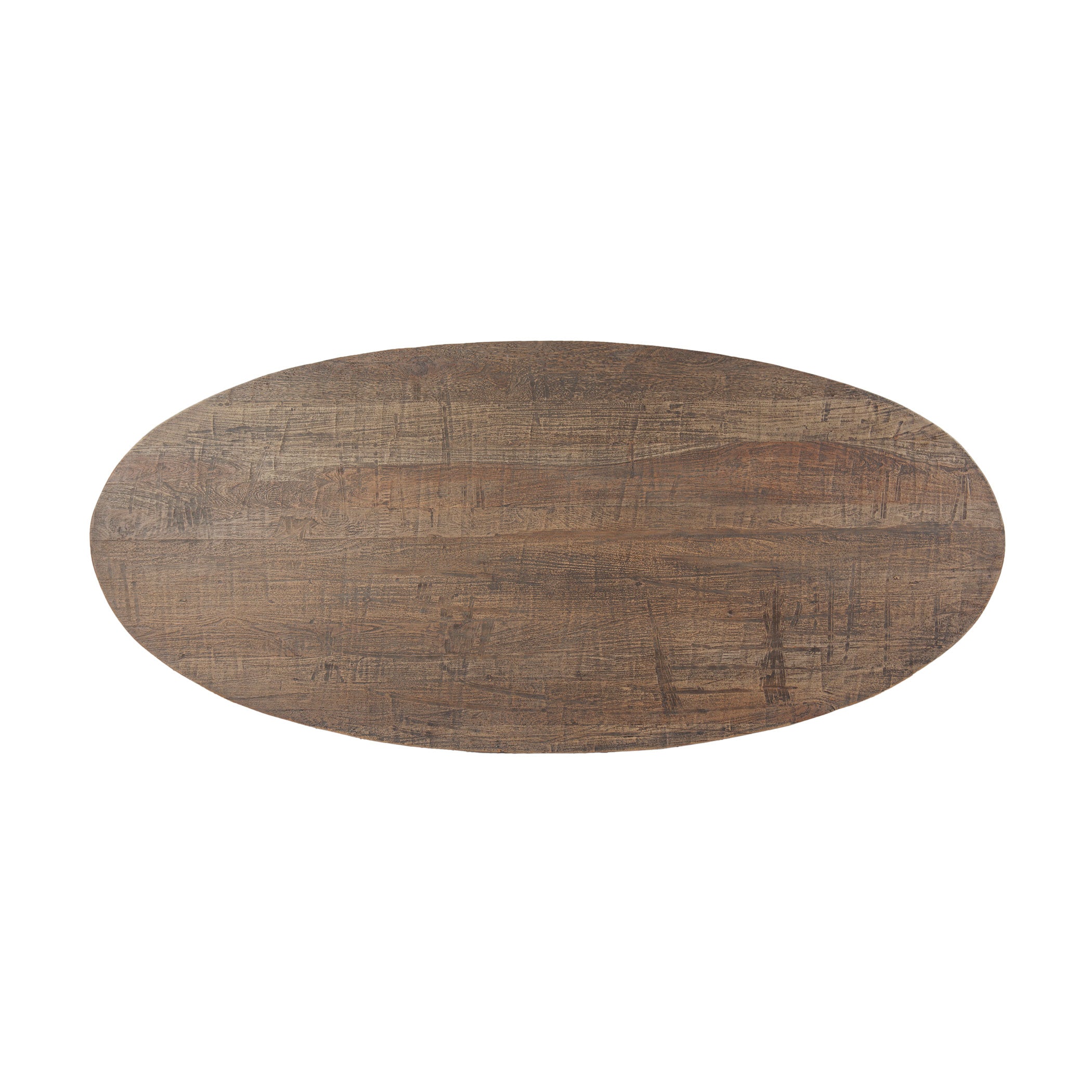 96" Reclaimed Wood Oval Dining Table
