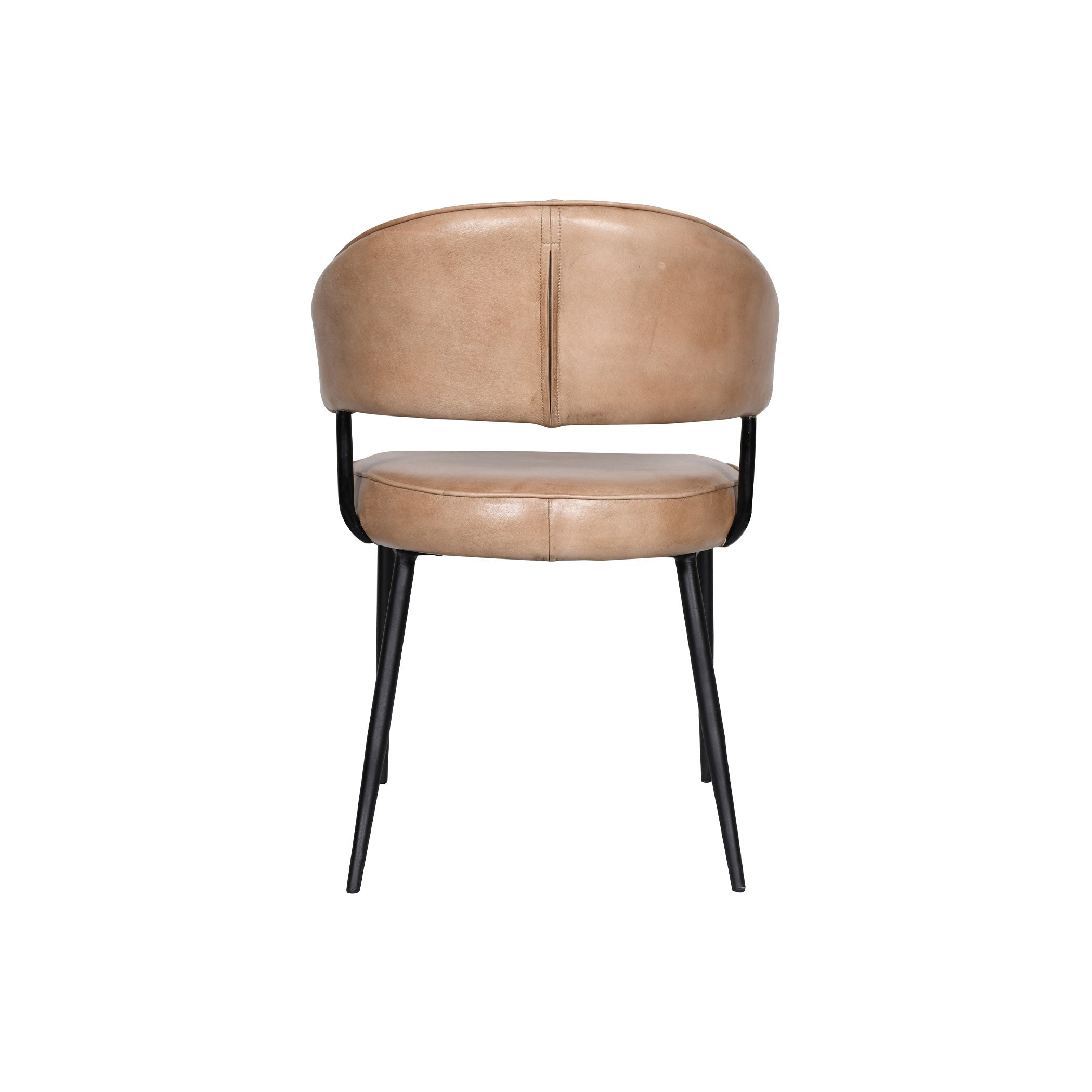 23" Armchair in Antique Ivory Leather