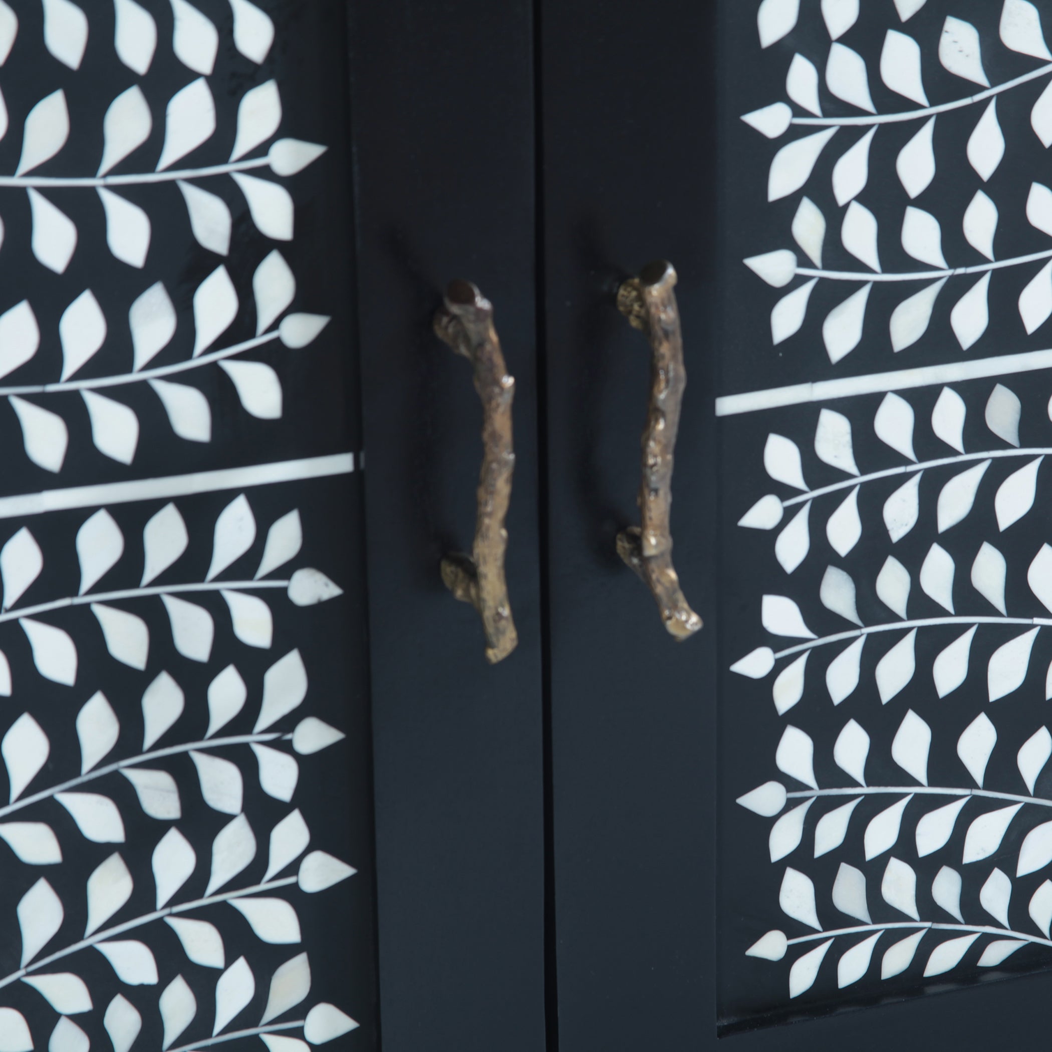 50" Floral Inlay Sideboard