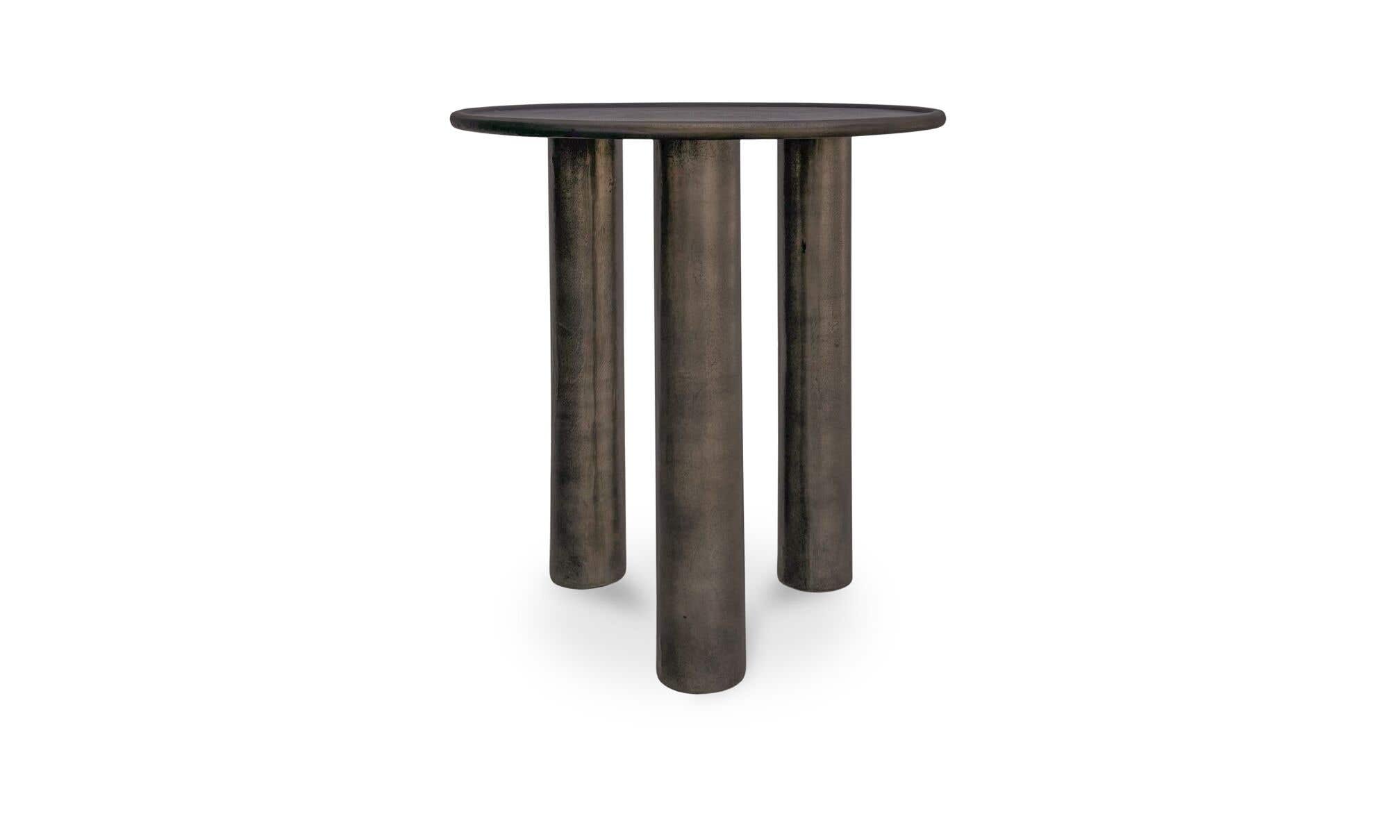20" Deep Bronze Aluminum Side Table