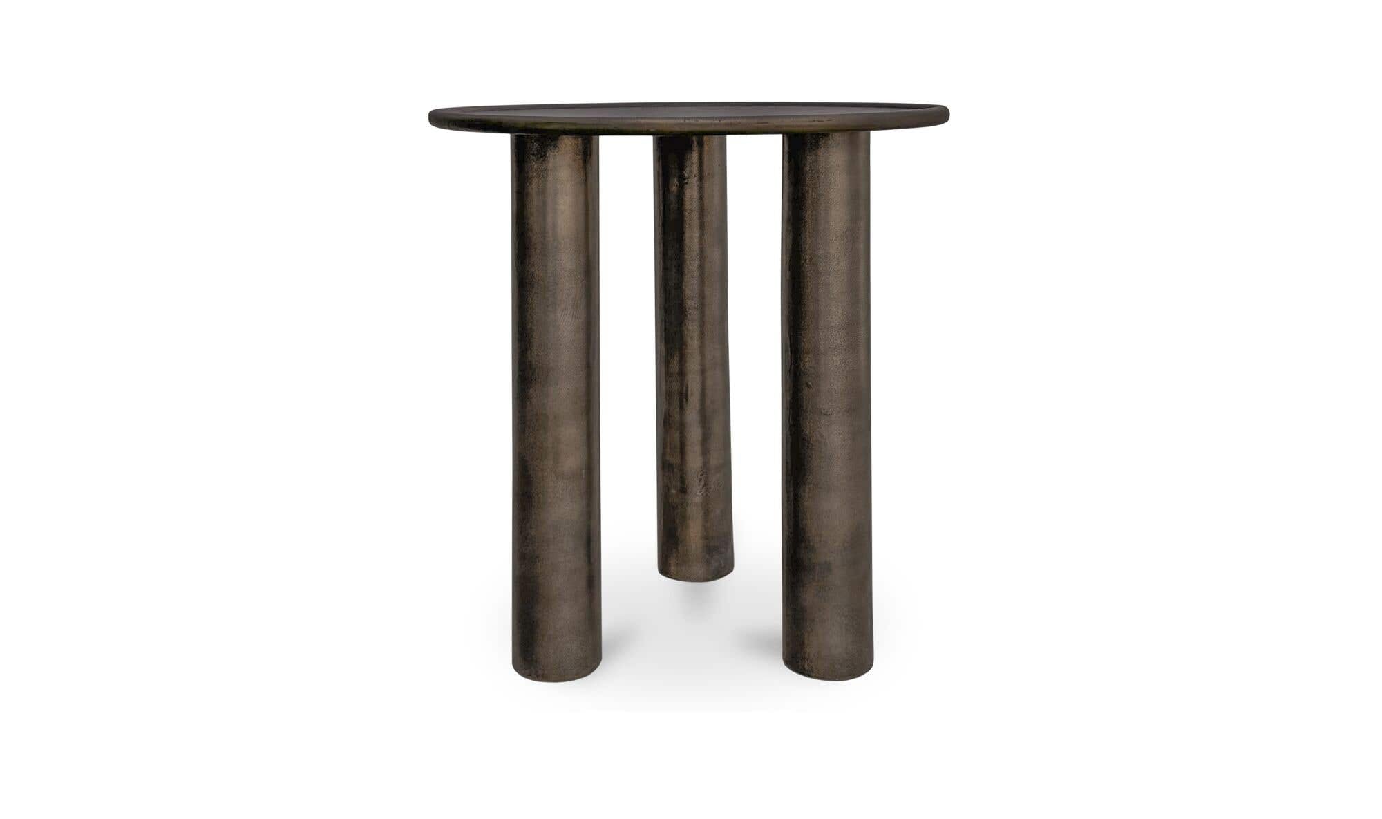 20" Deep Bronze Aluminum Side Table