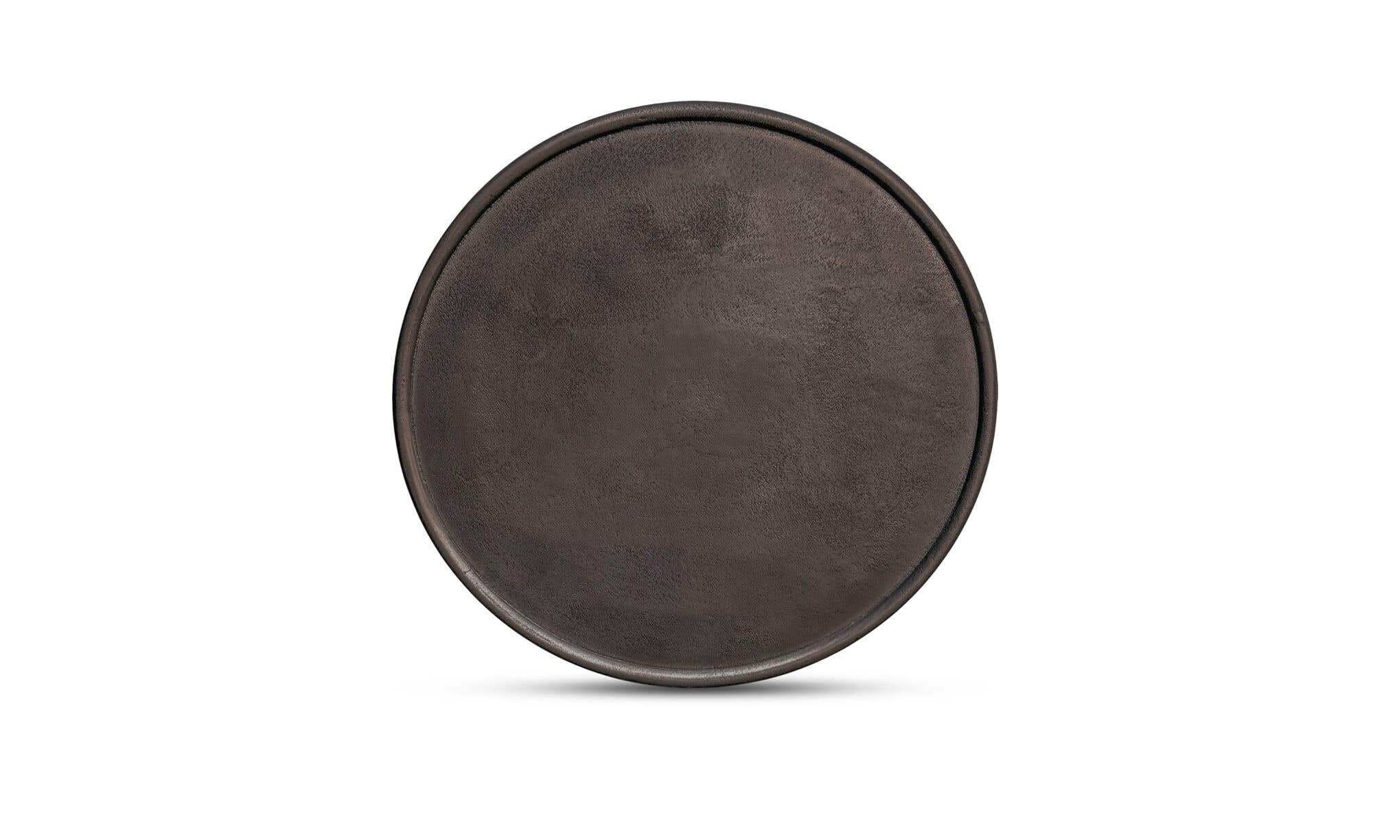 20" Deep Bronze Aluminum Side Table