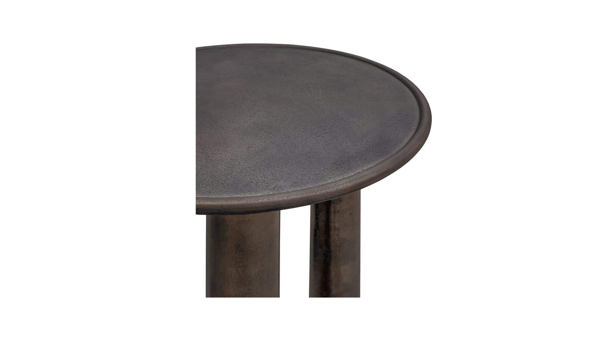 20" Deep Bronze Aluminum Side Table
