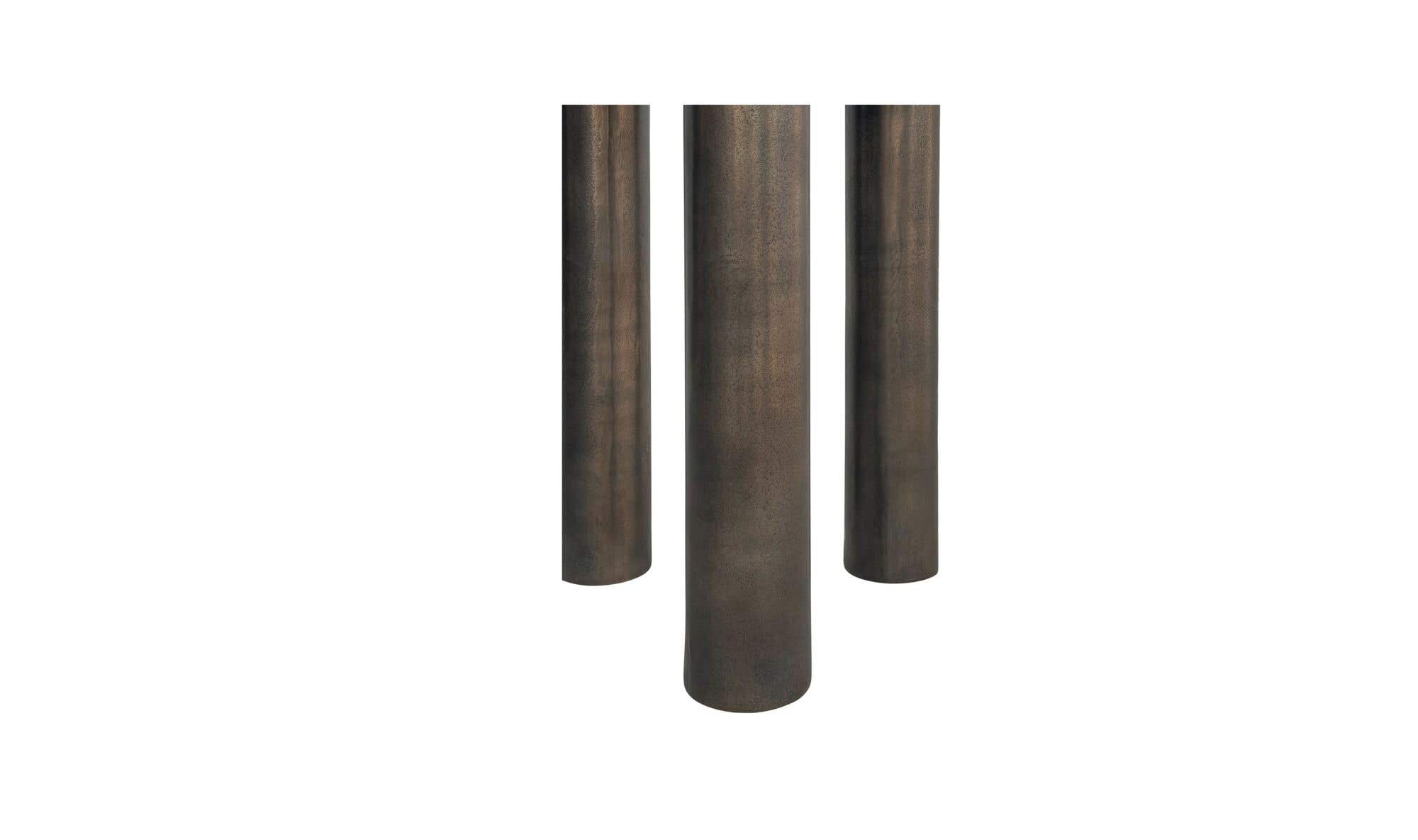20" Deep Bronze Aluminum Side Table