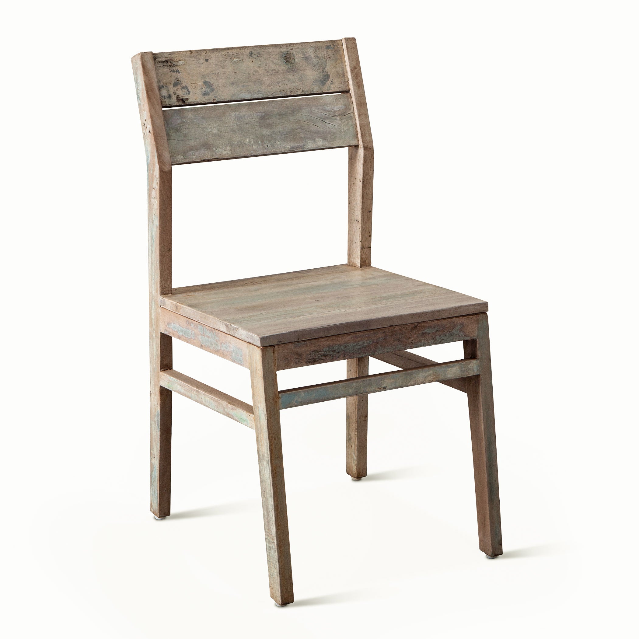 17" Dining Chair in Vintage Teal Reclaimed Wood