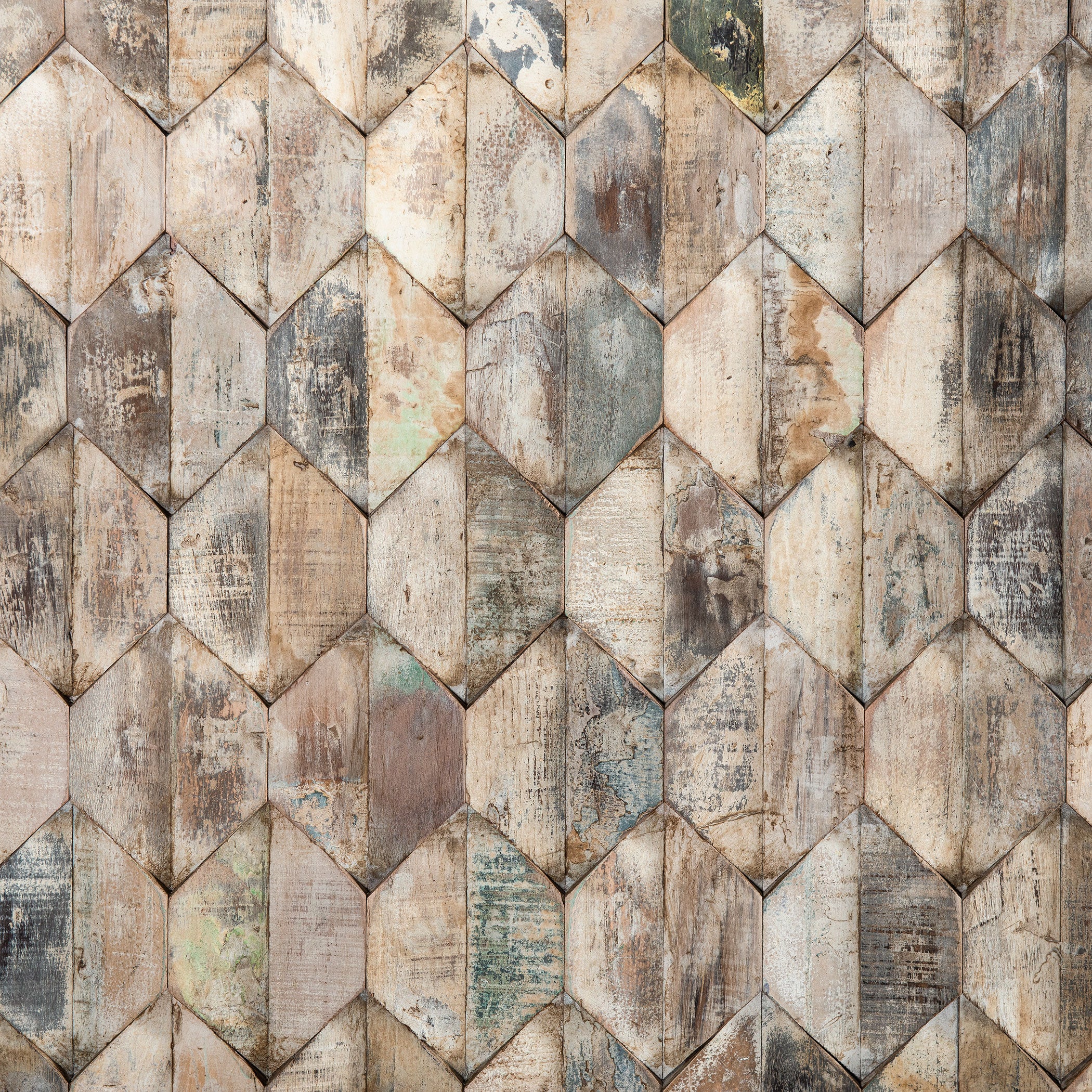 64" Vintage Teal Reclaimed Wood Queen Size Bed