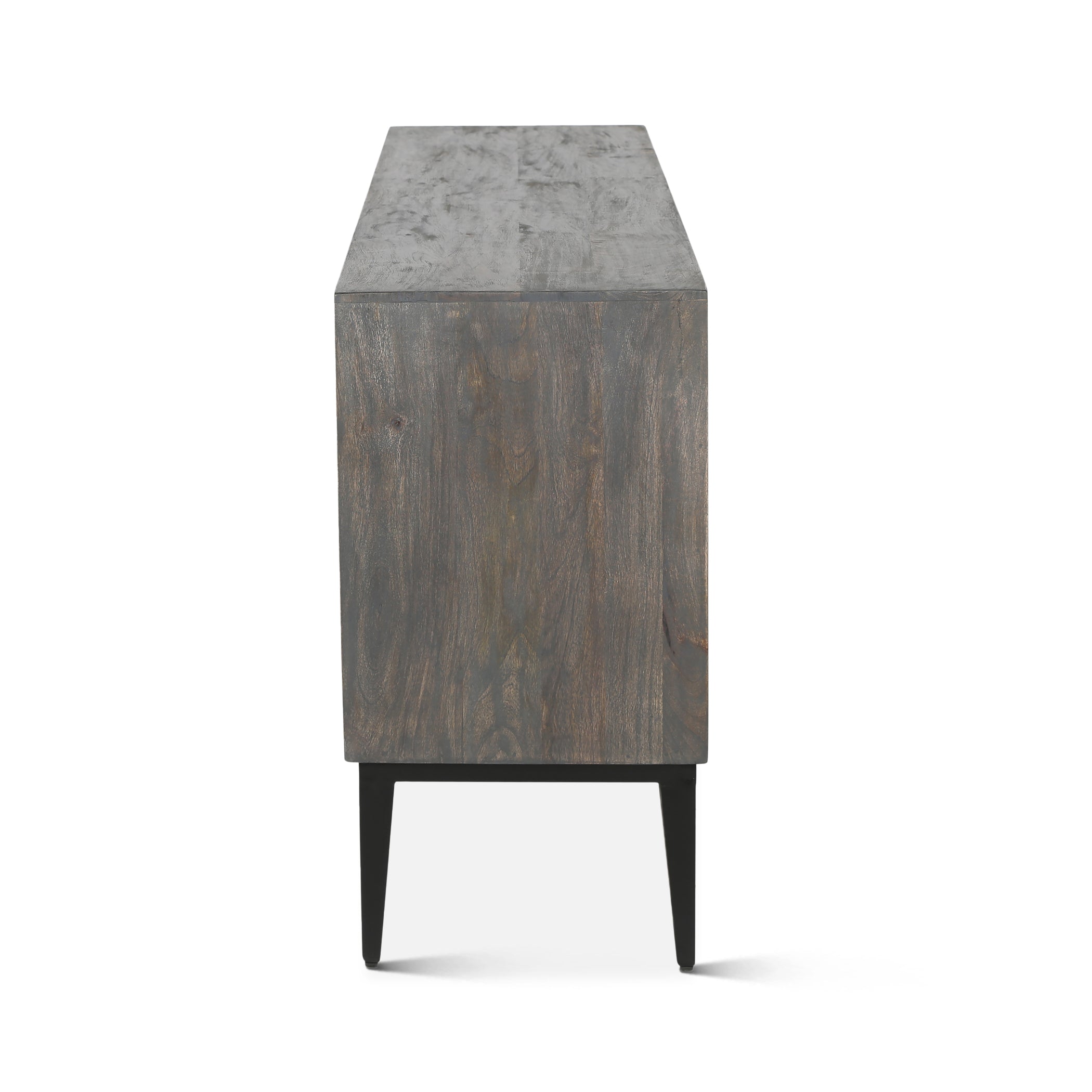 67" Graywash Mango Wood Sideboard