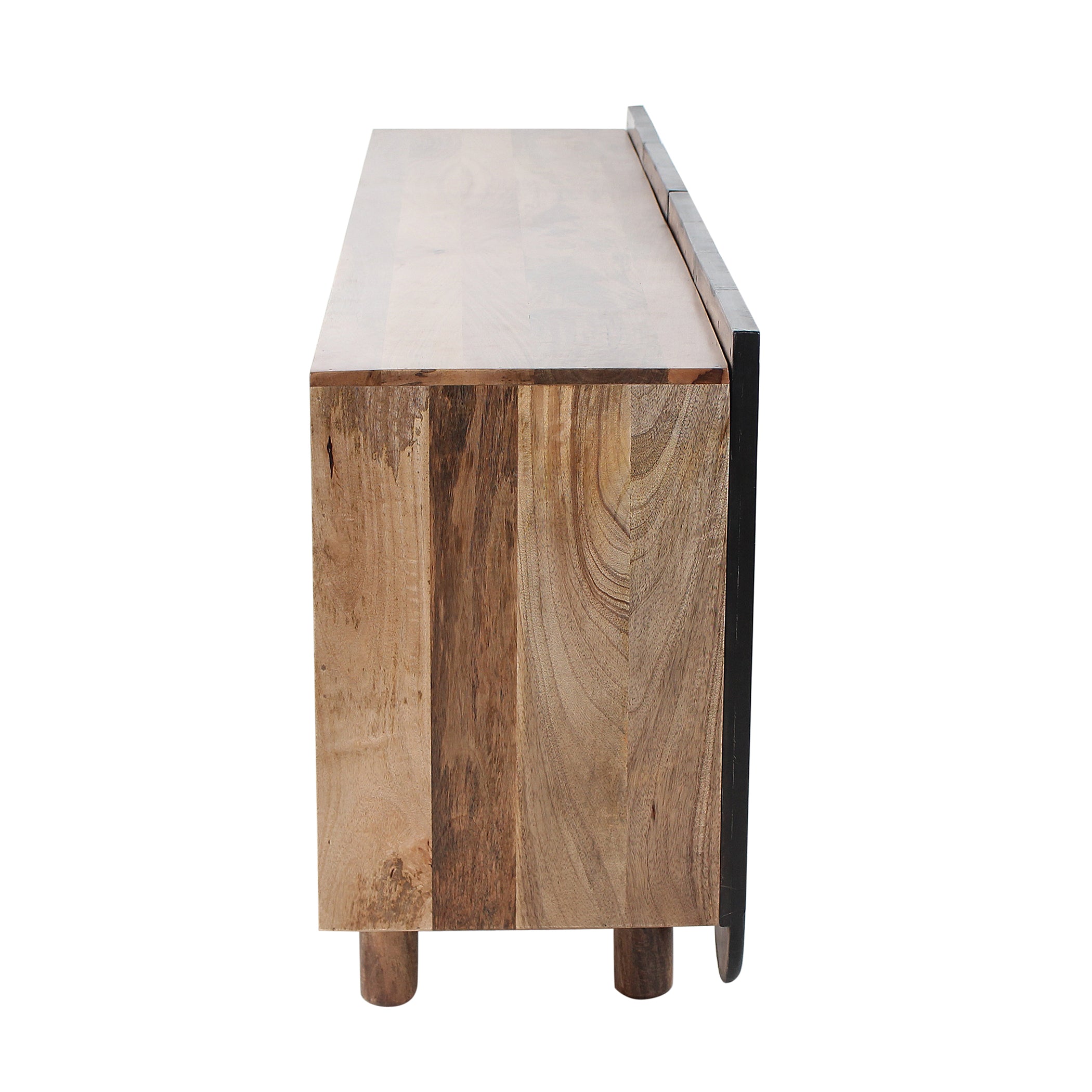 80" Blackwash Mango Wood Sideboard