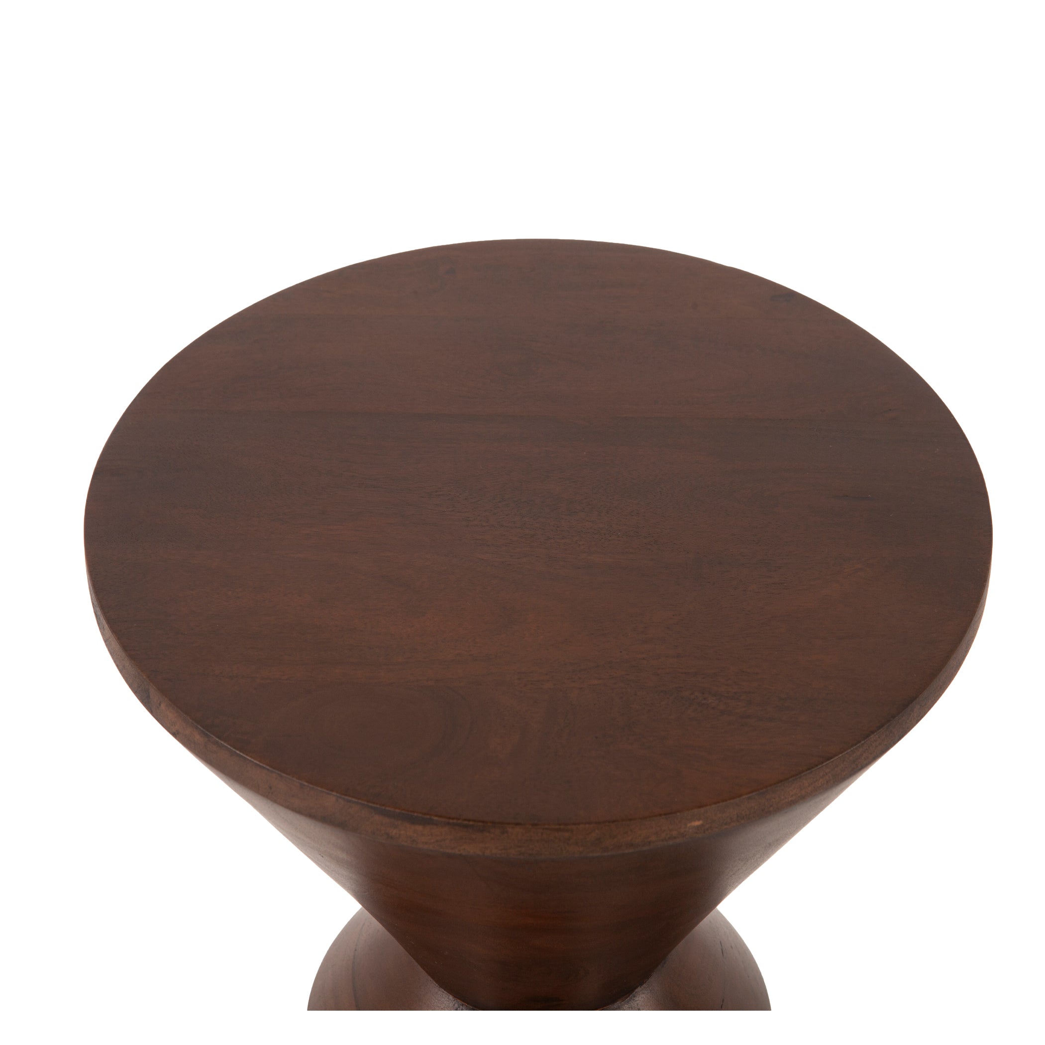 18" Royal Brown Mango Wood Accent Table