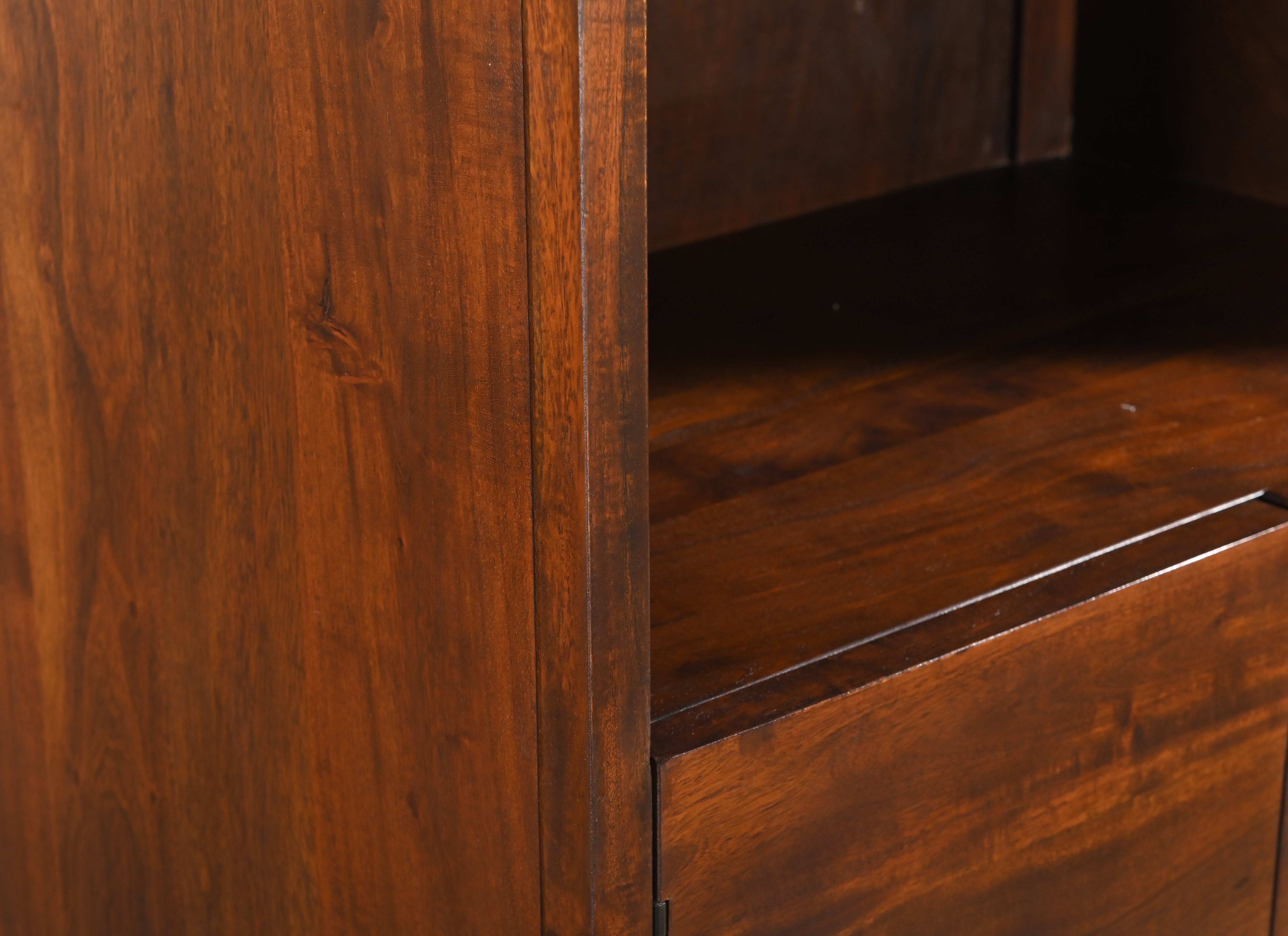 28" Walnut Bar Cabinet