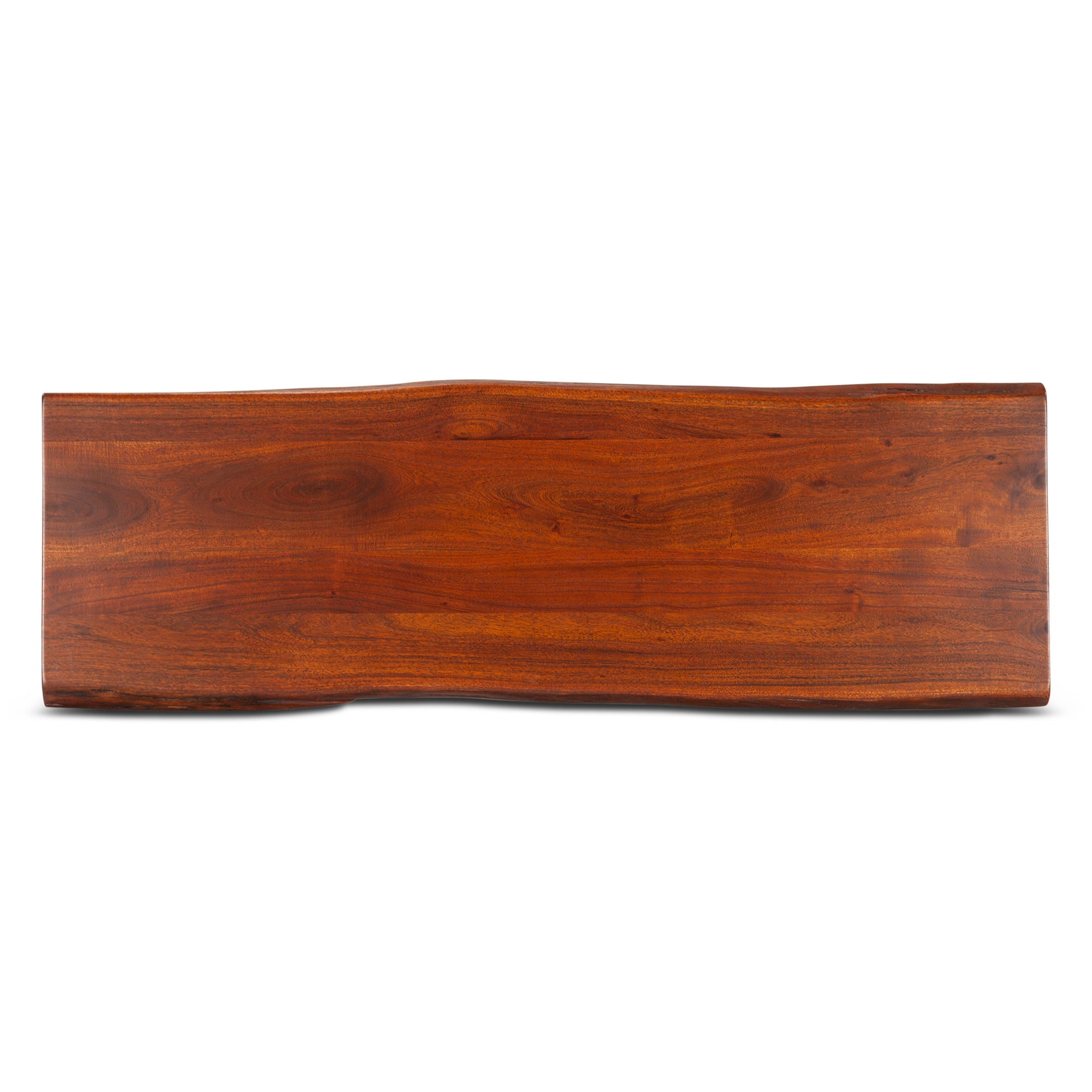 54" Walnut Acacia Wood Bench