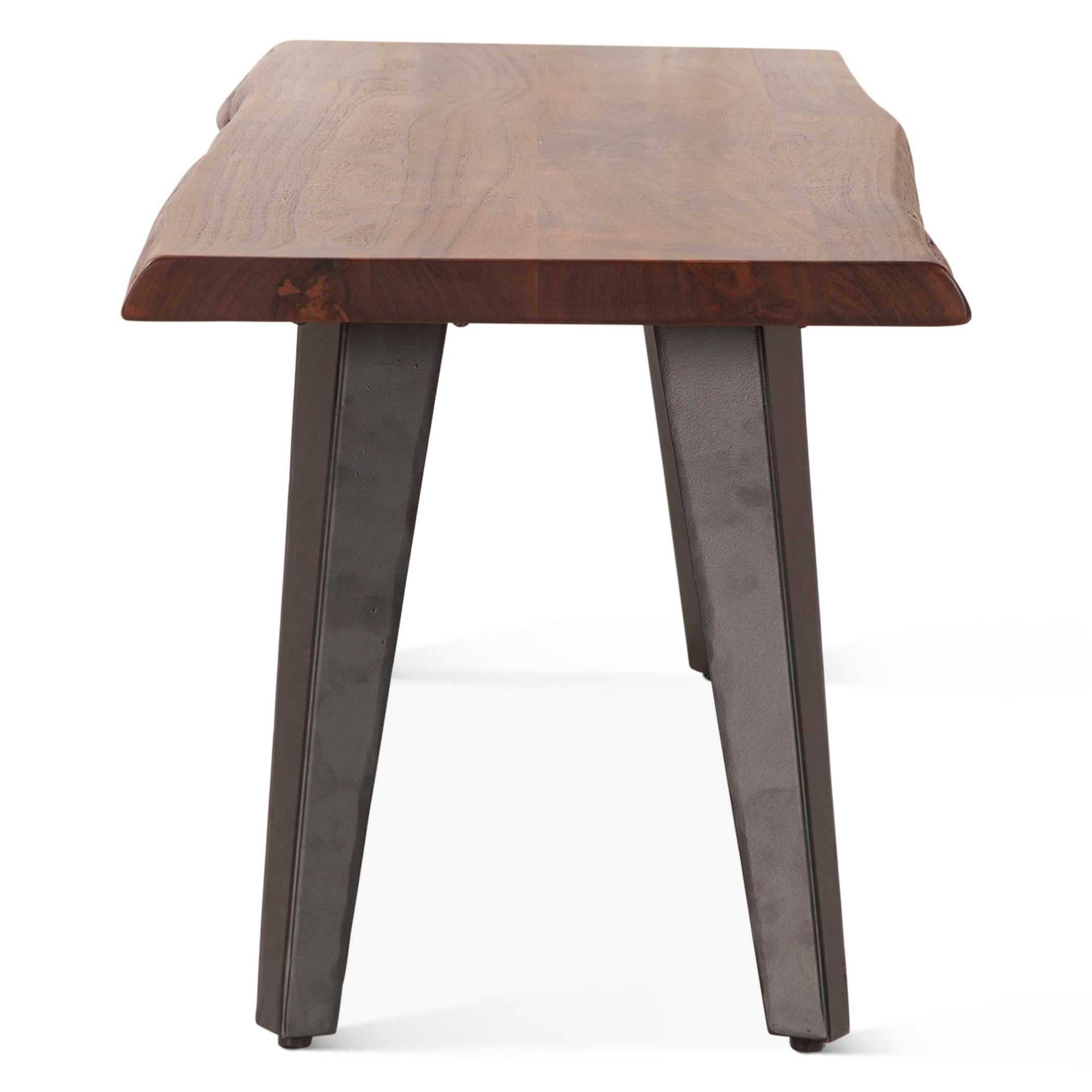 54" Walnut Acacia Wood Bench