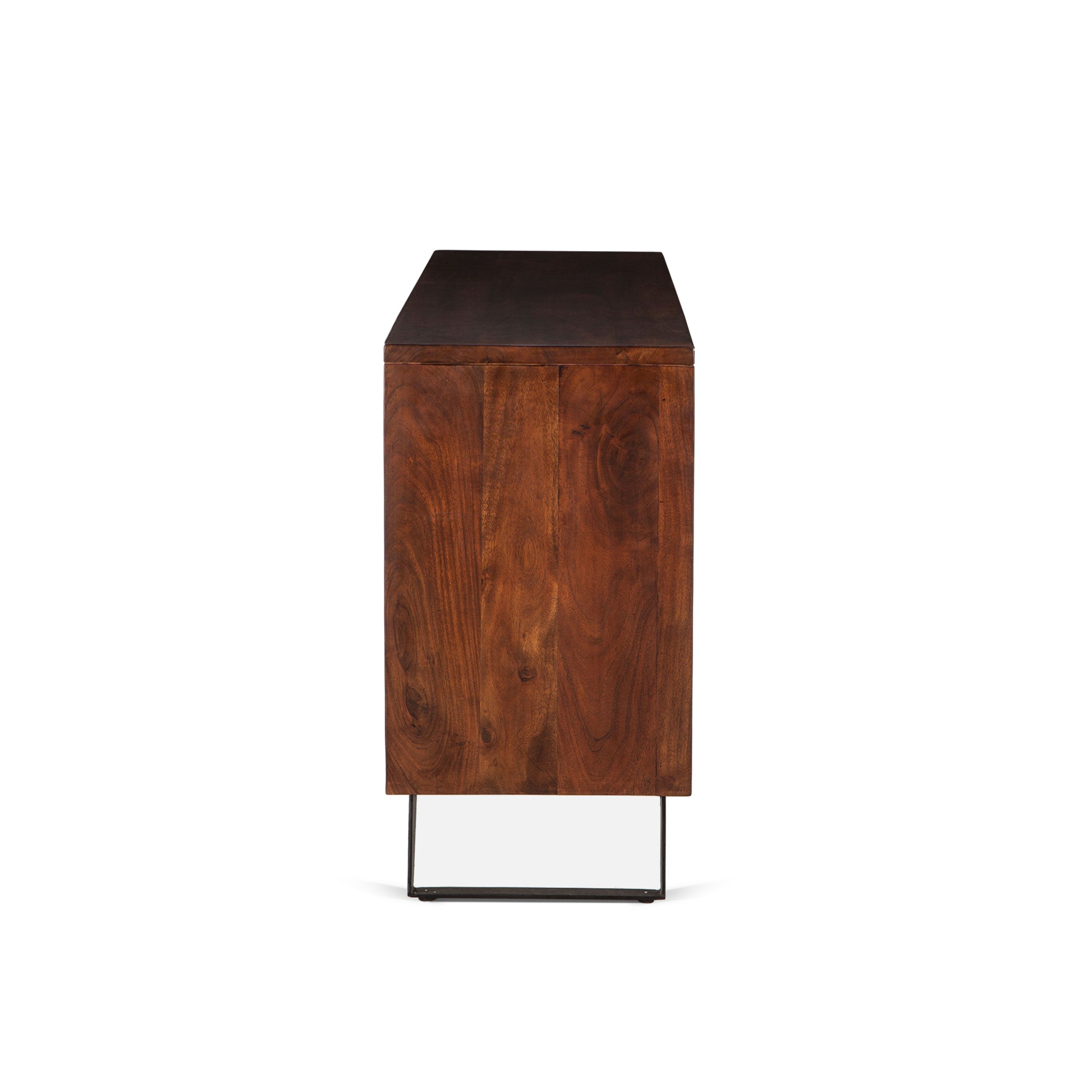 68" Walnut Acacia Wood Sideboard