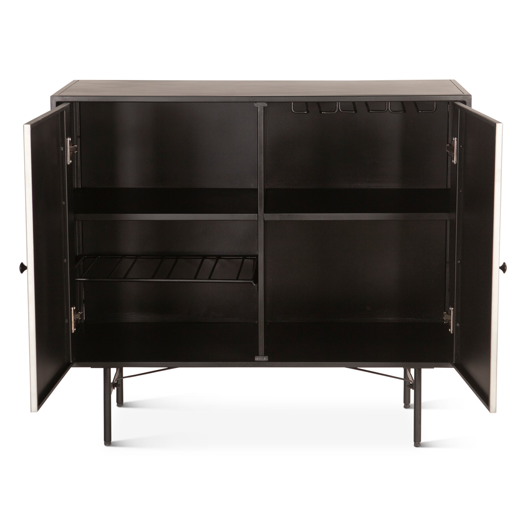 39" Oxidized Black Bar Cabinet