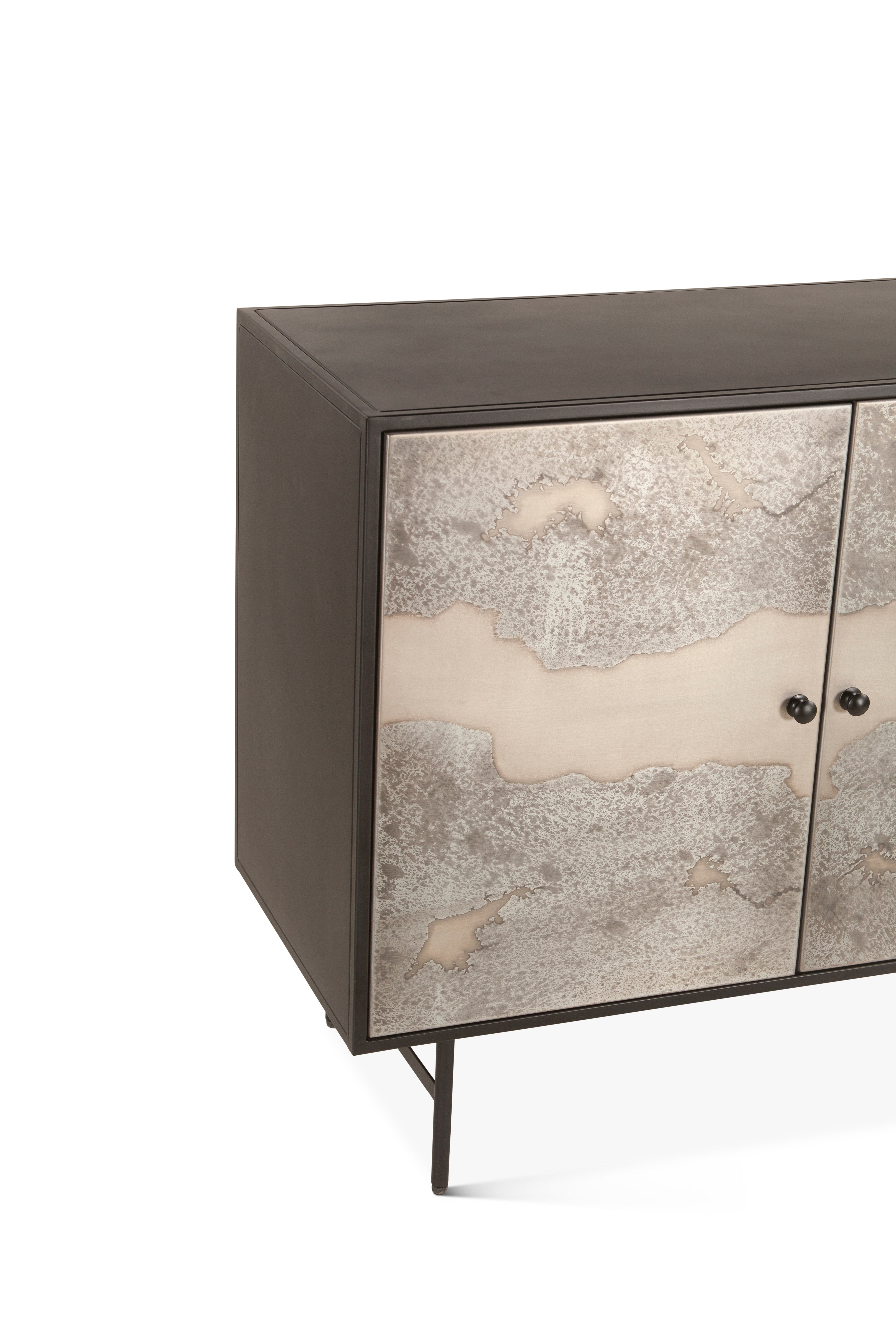 39" Oxidized Black Bar Cabinet