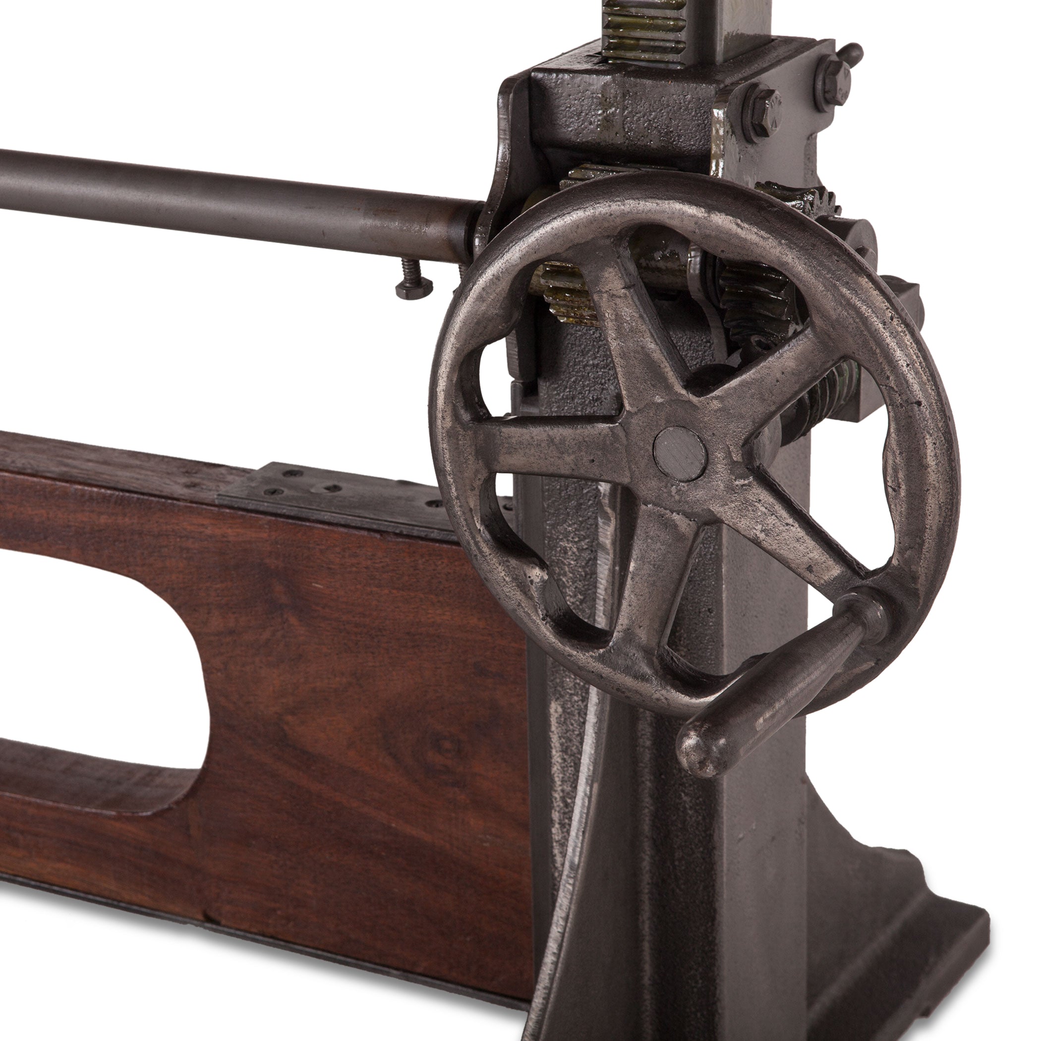 83" Reclaimed Teak Adjustable Dining Table