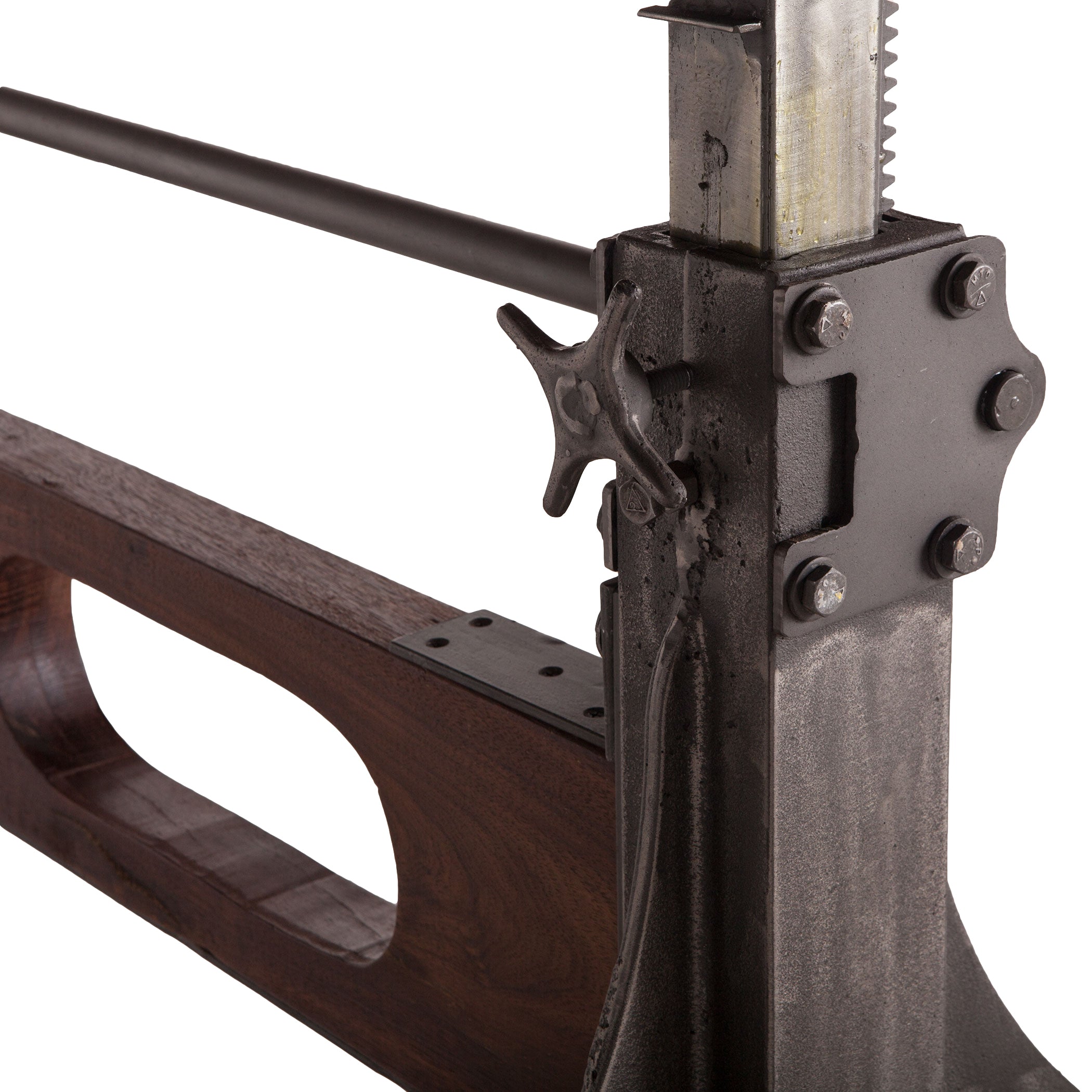 83" Reclaimed Teak Adjustable Dining Table