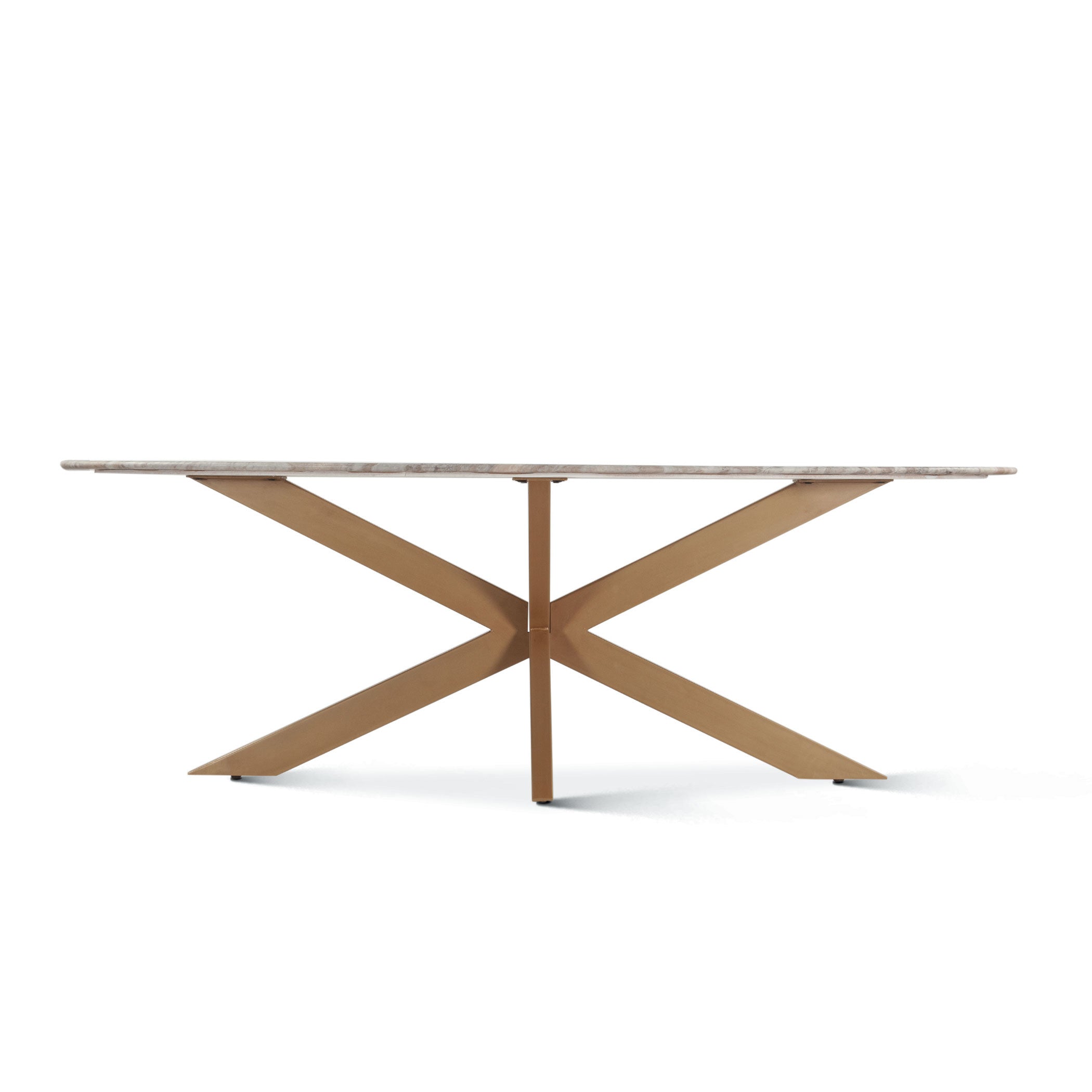 90" Sawar Marble Oval Dining Table