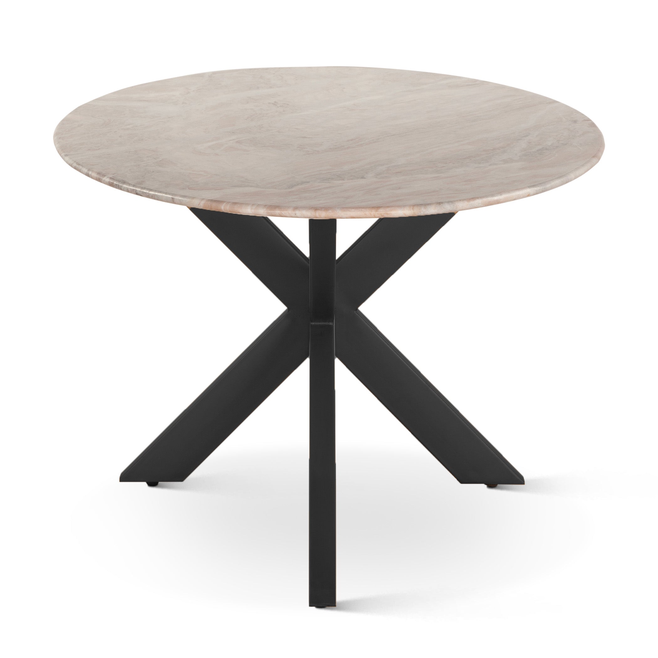 90.5" Sawar Marble Oval Dining Table