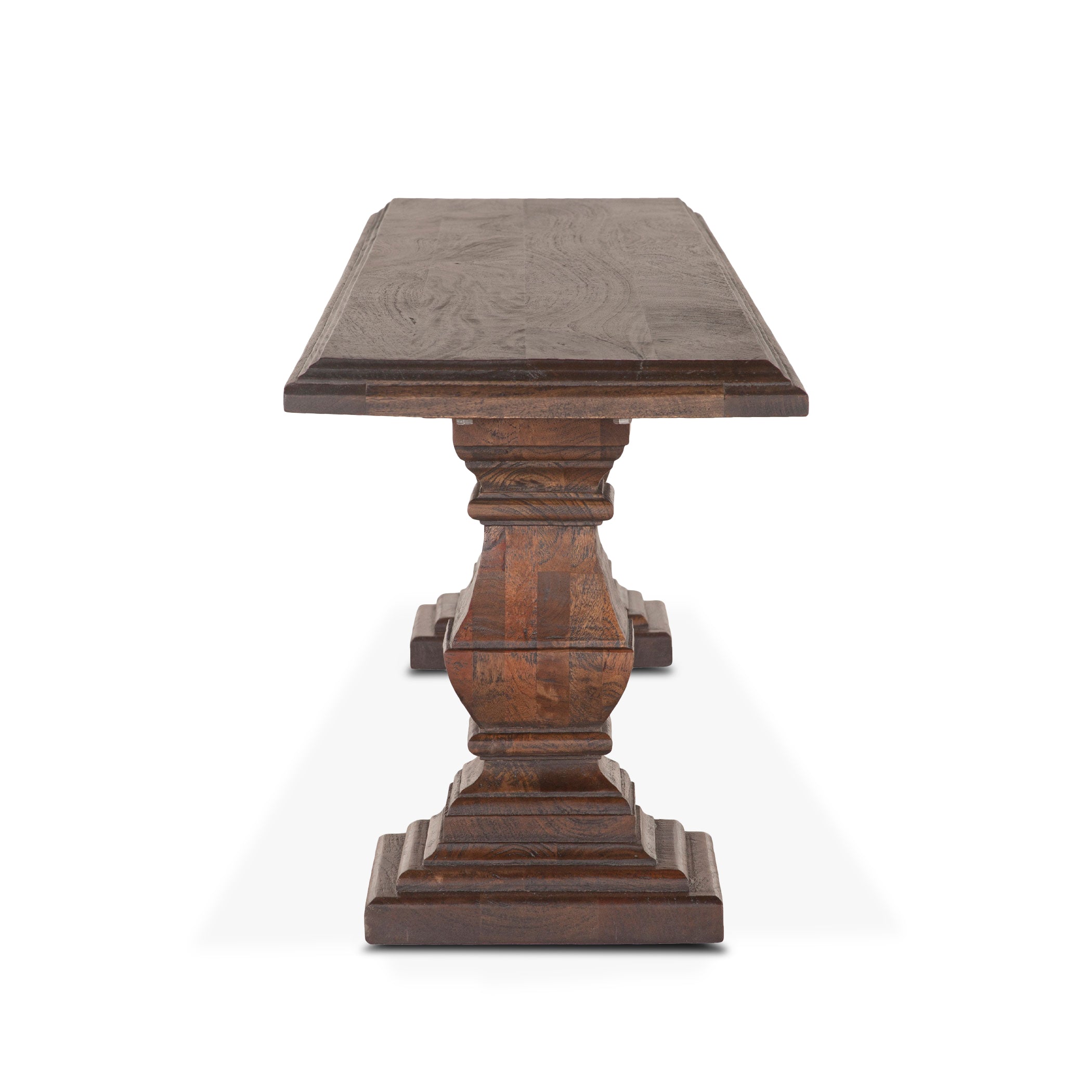 80" Weathered Mango Wood Bench