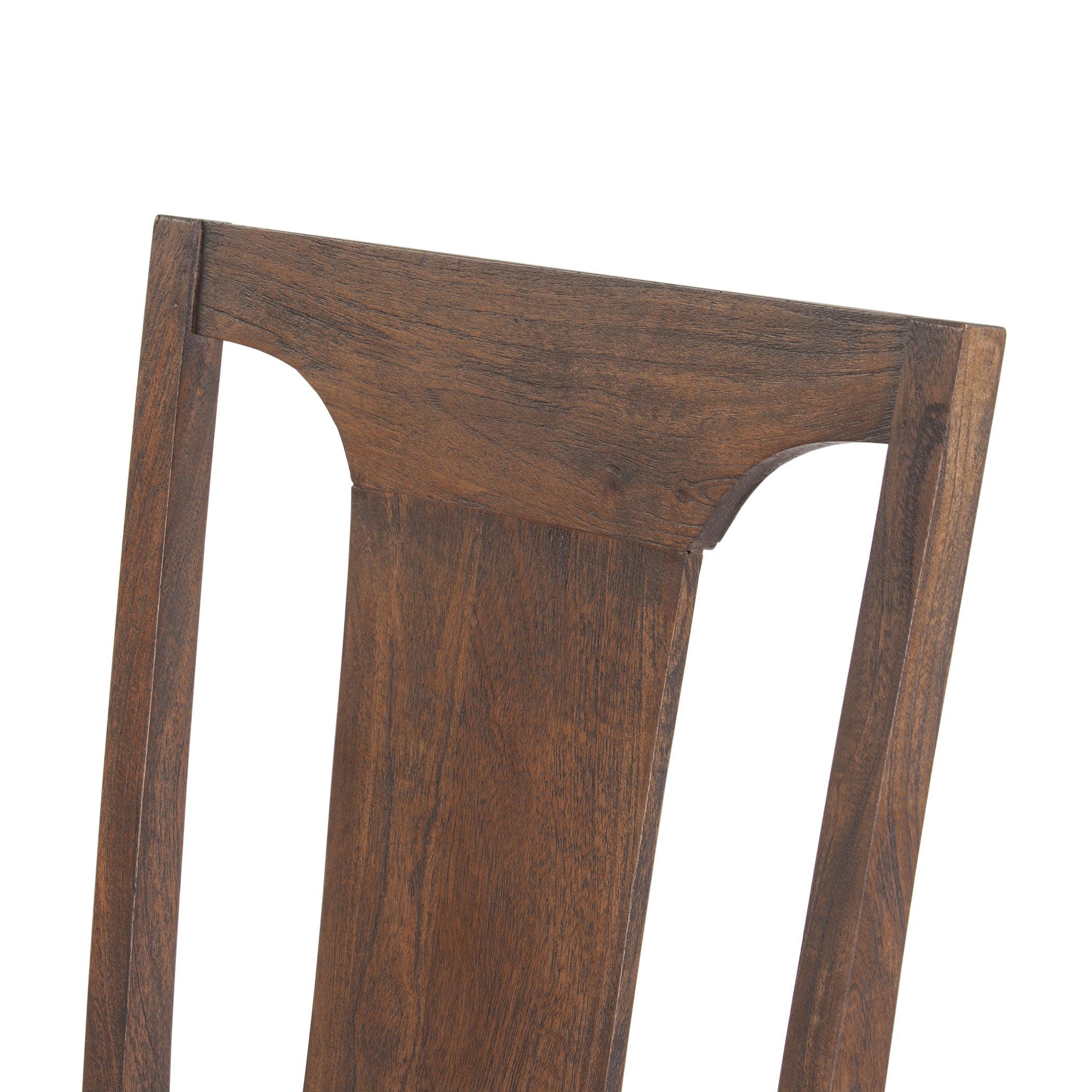 19" Weathered Mango Upholstered Dining Chair