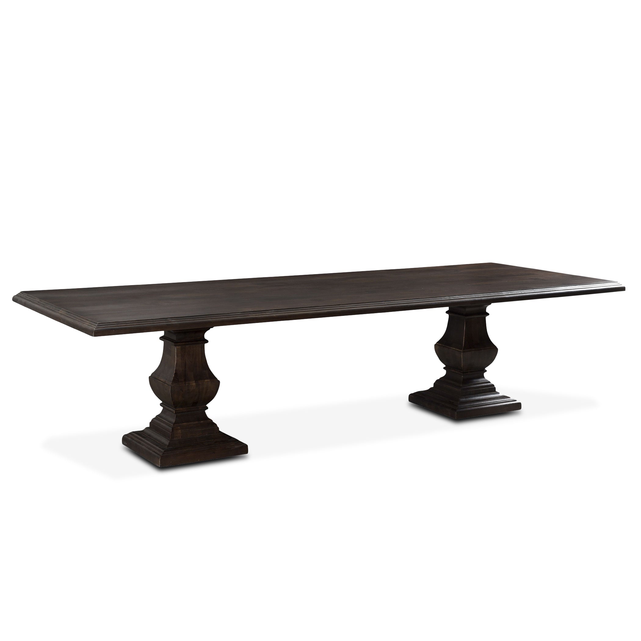 120" Vintage Brown Dining Table