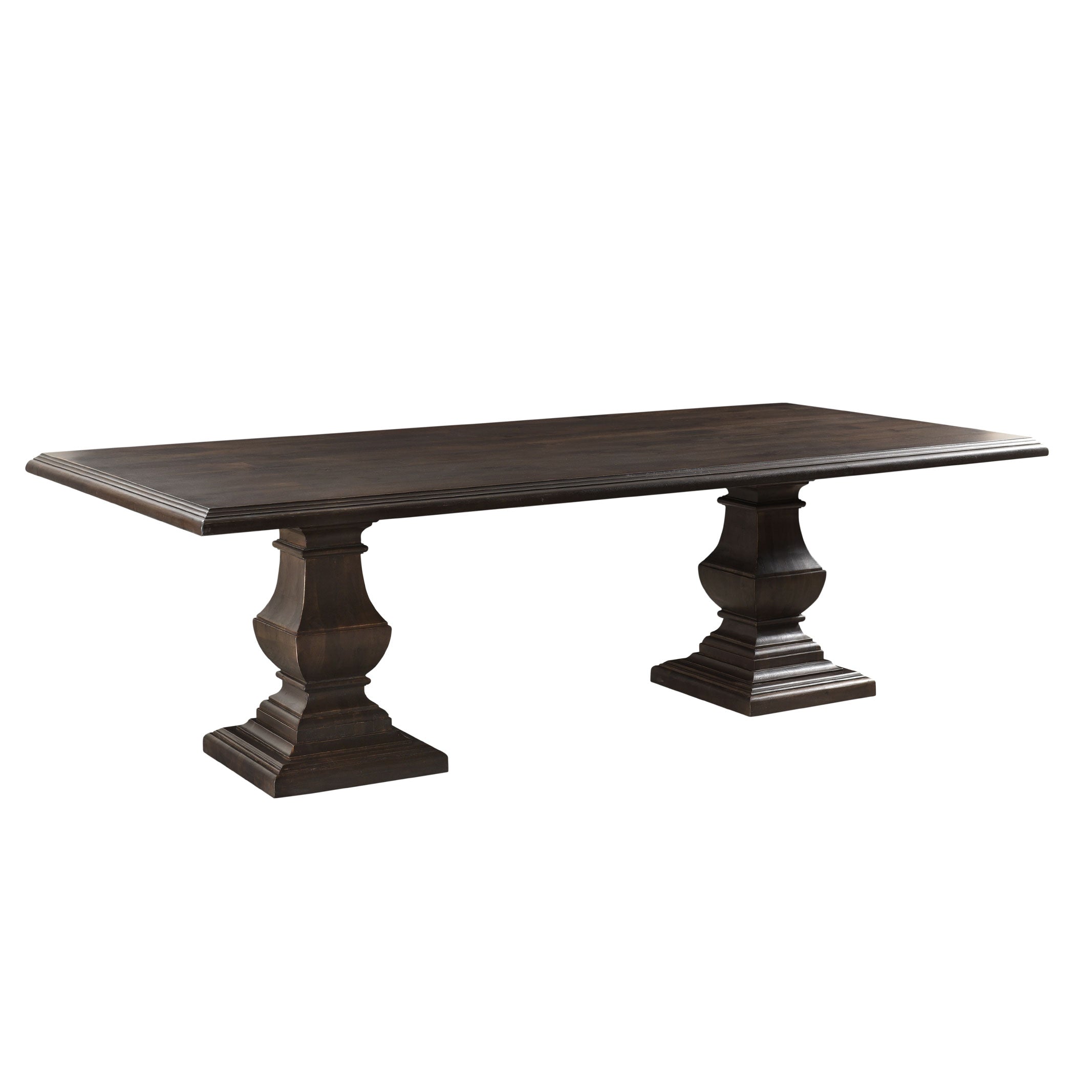 98" Vintage Brown Dining Table