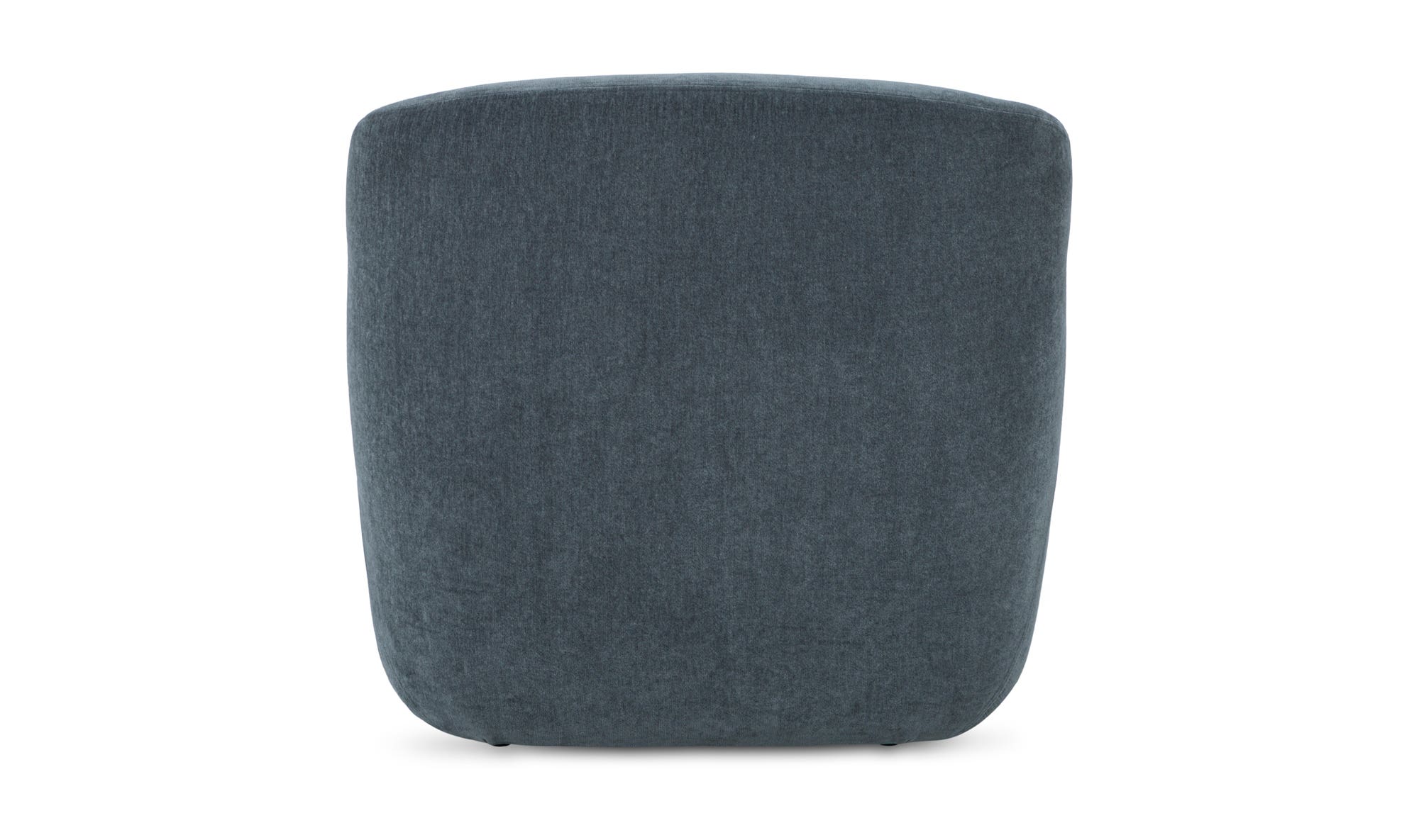 35" Slate Blue Upholstered Lounge Chair